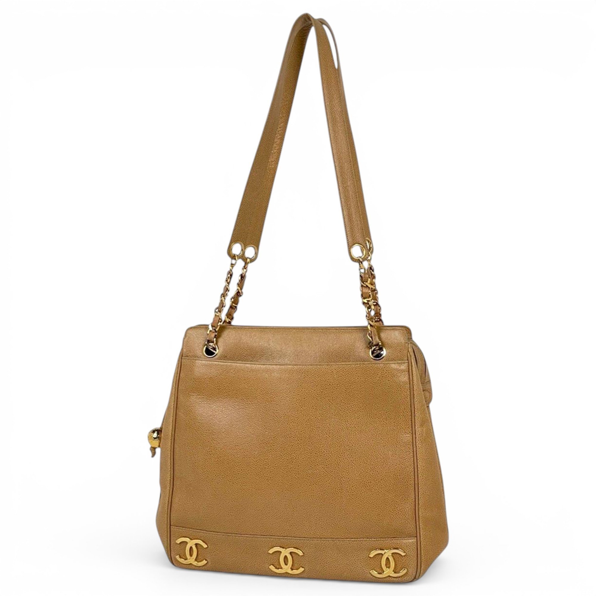 Leather tote