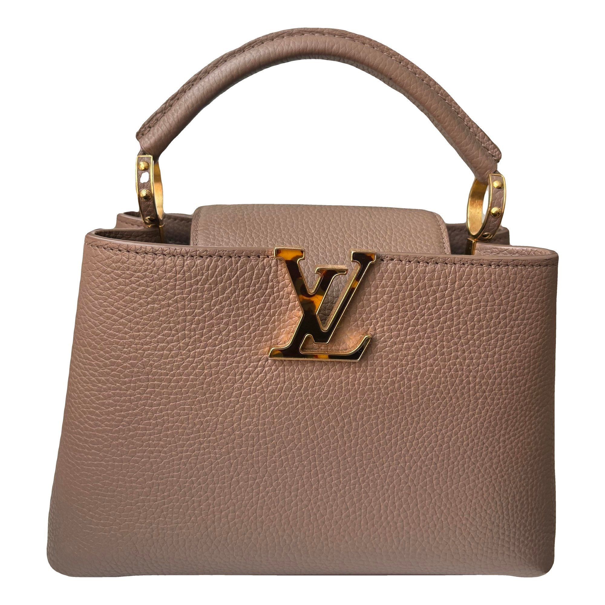 Capucines pony-style calfskin handbag