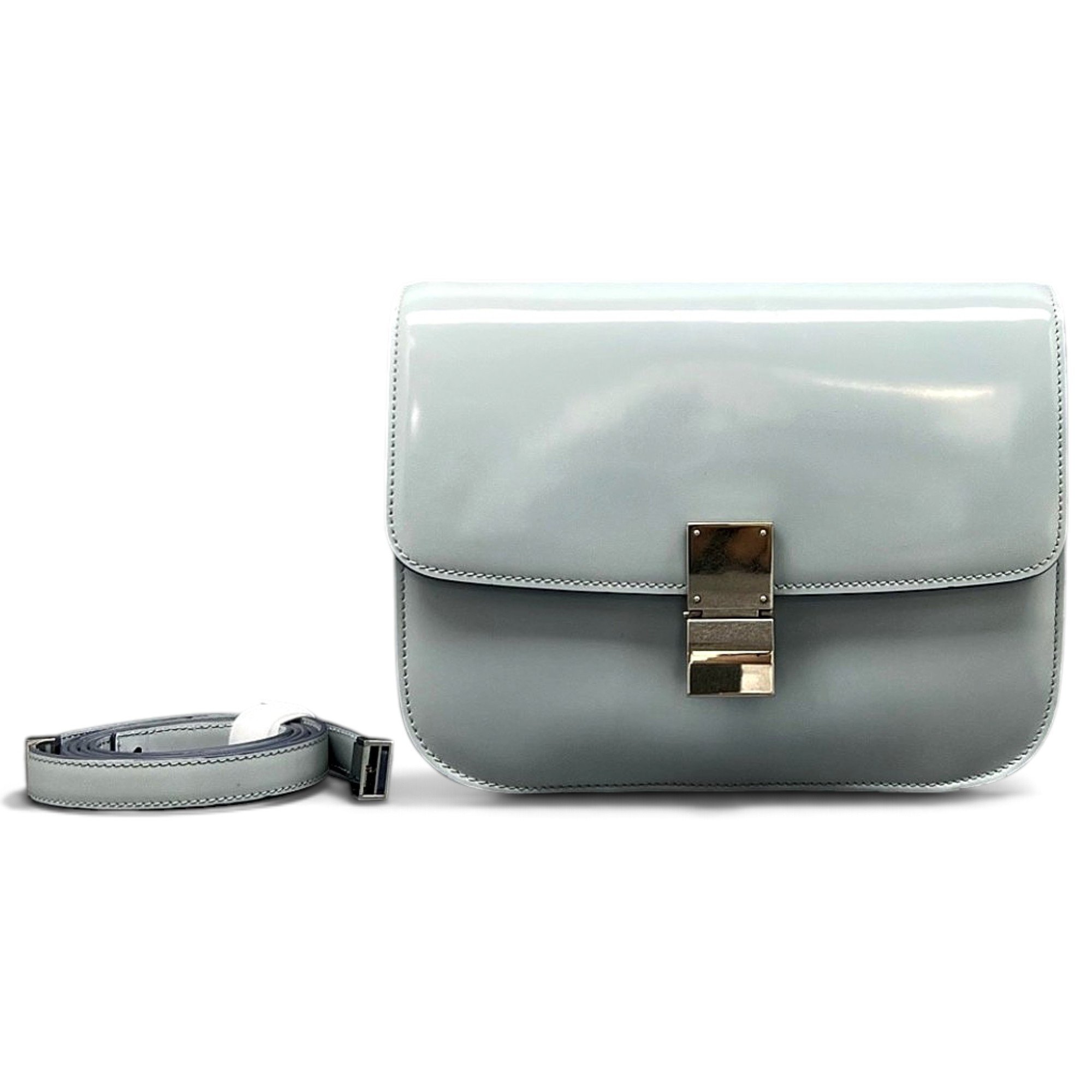 Classic leather crossbody bag