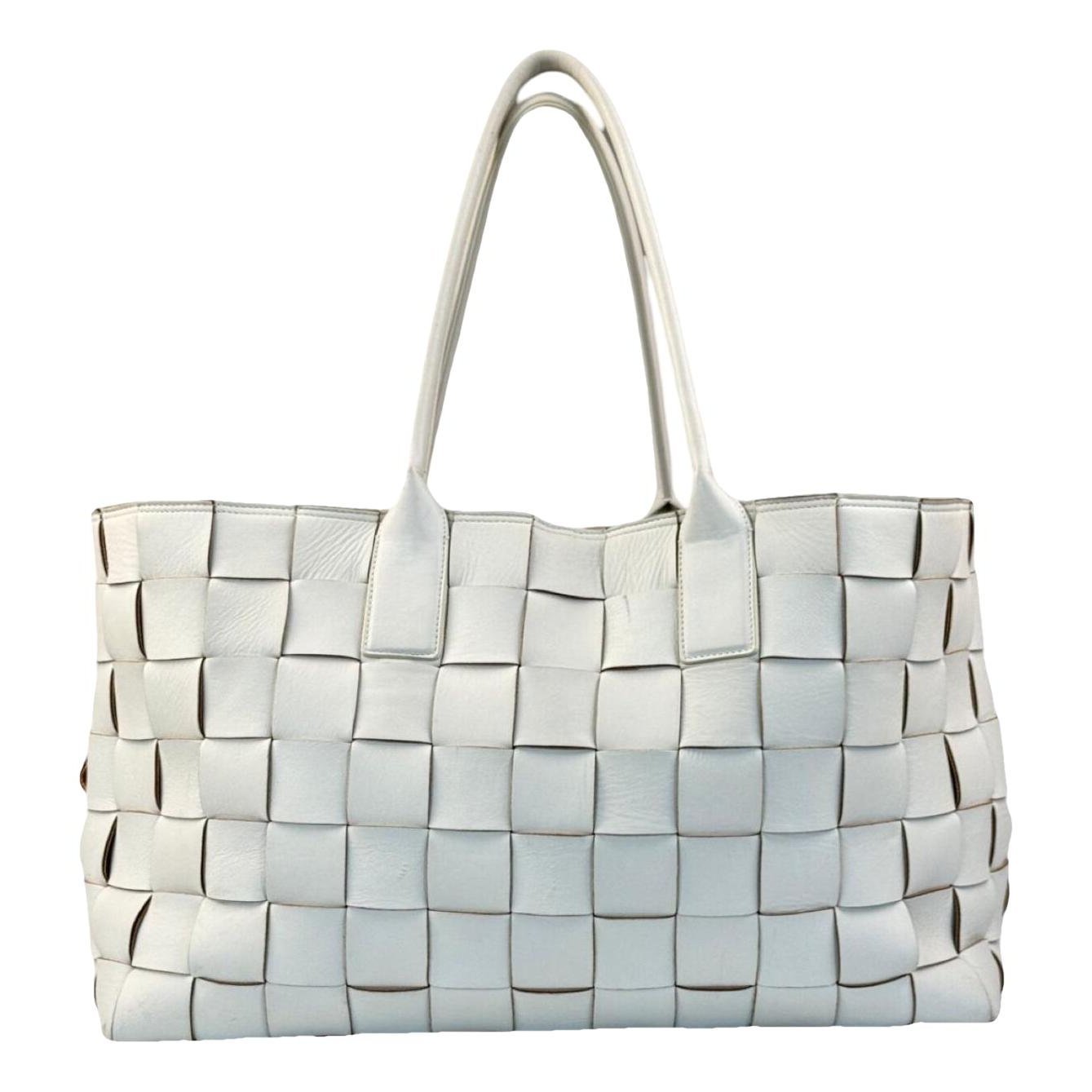 Leather tote