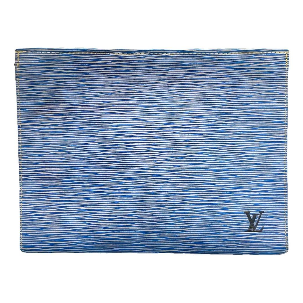 Leather clutch bag