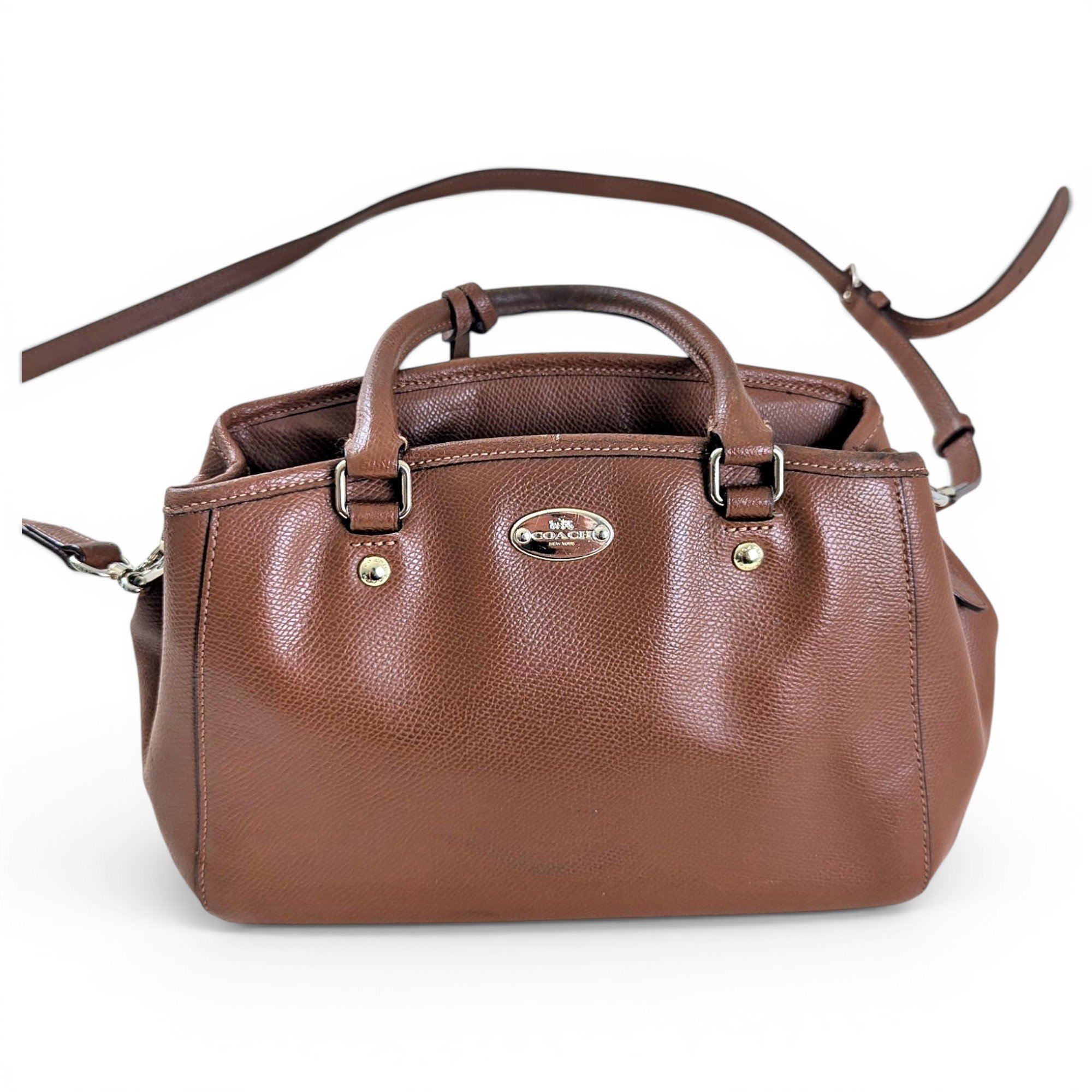 Crossgrain Kitt Carry All leather handbag