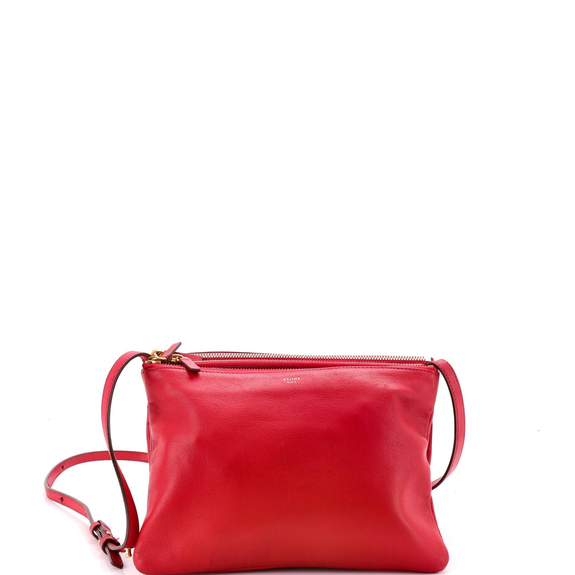 Trio Crossbody Bag Leather Large