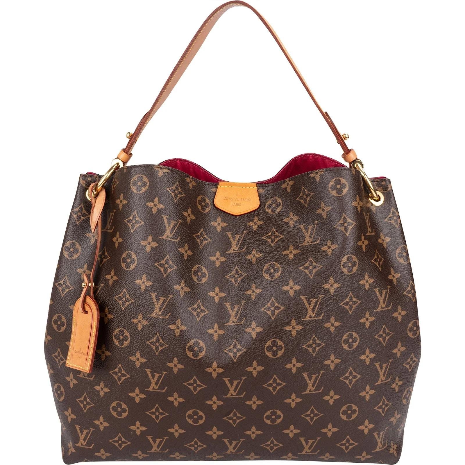 Graceful leather handbag