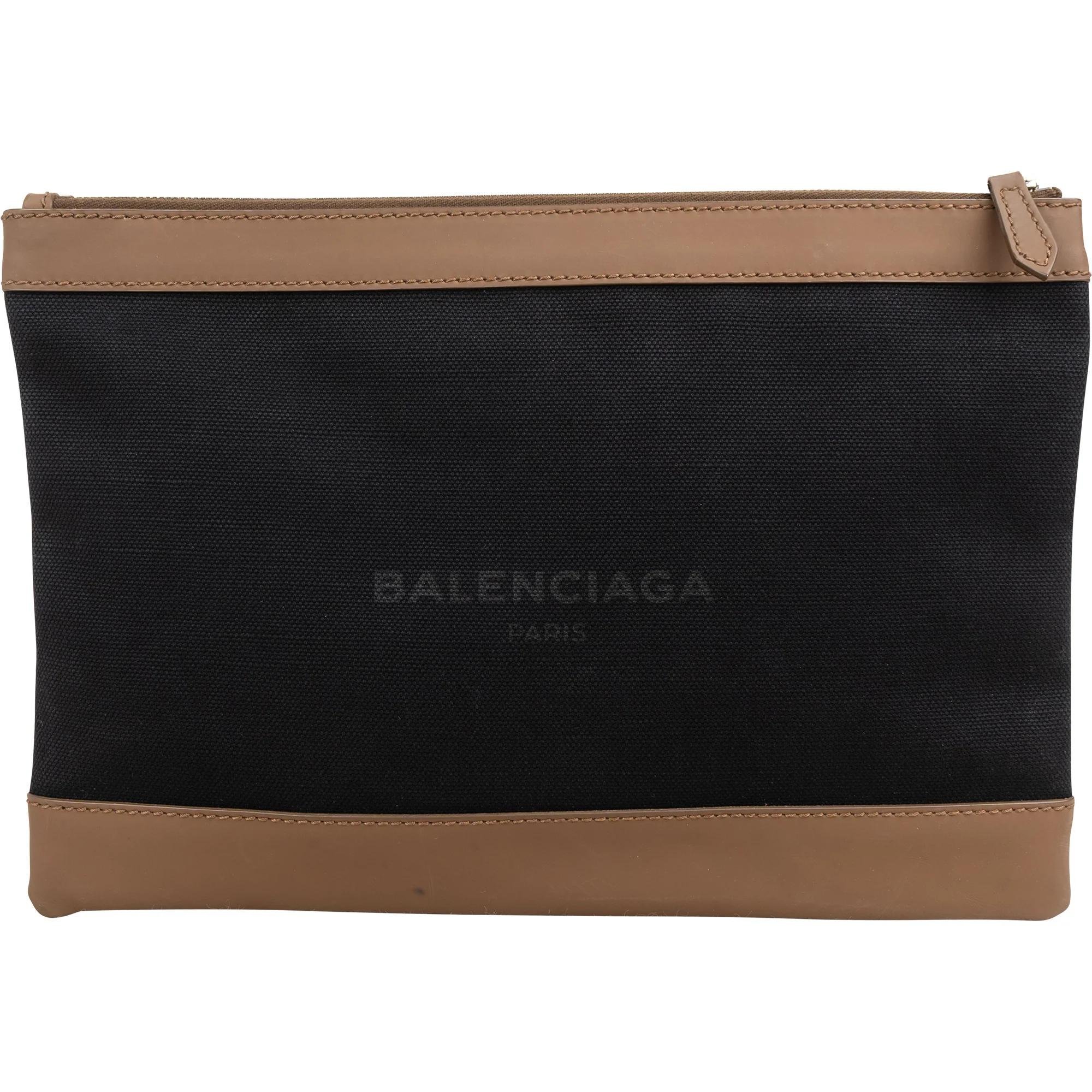City Clip leather clutch bag