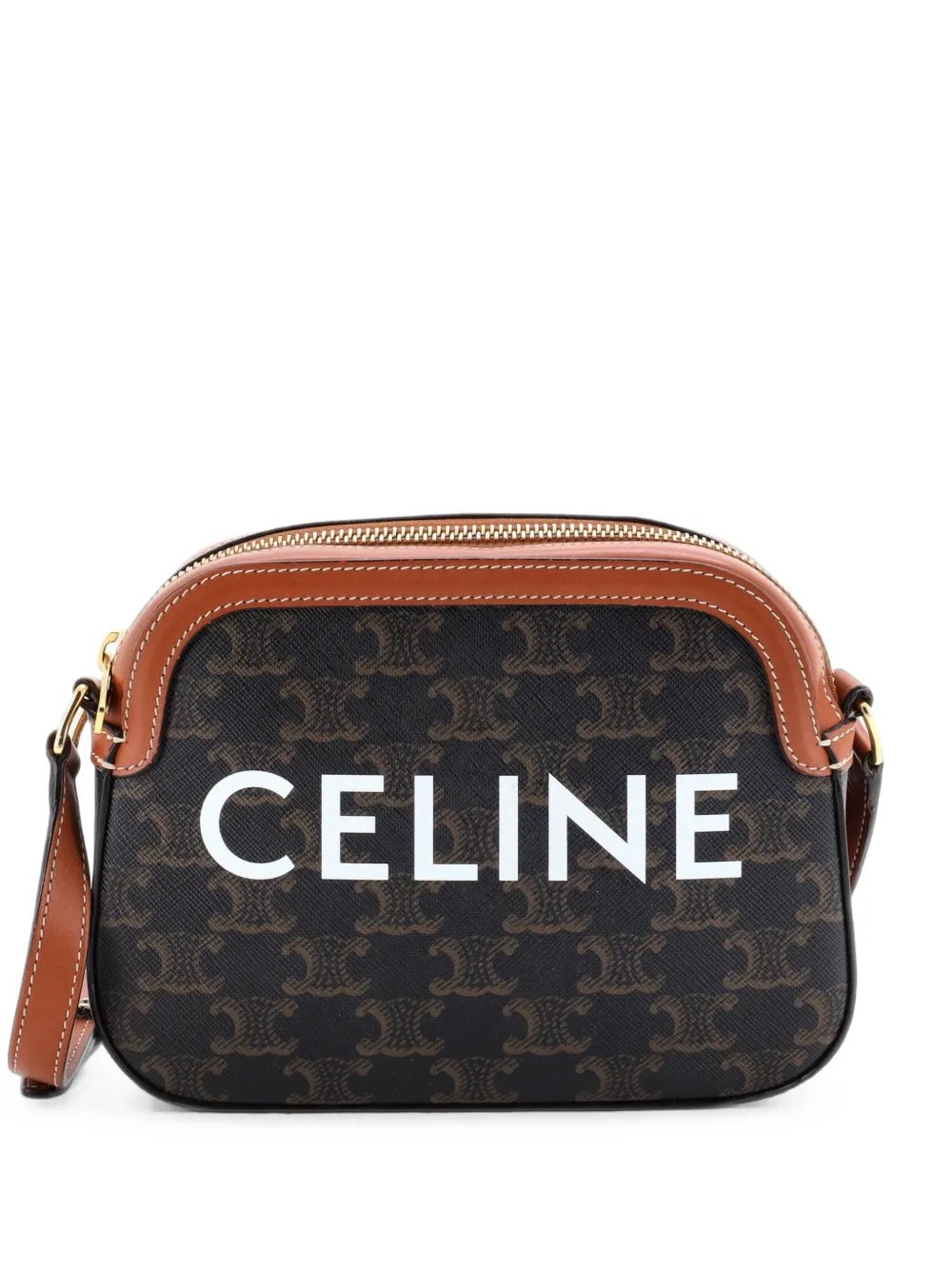 Logo Camera Bag Triomphe Coated Canvas Small crossbody bag