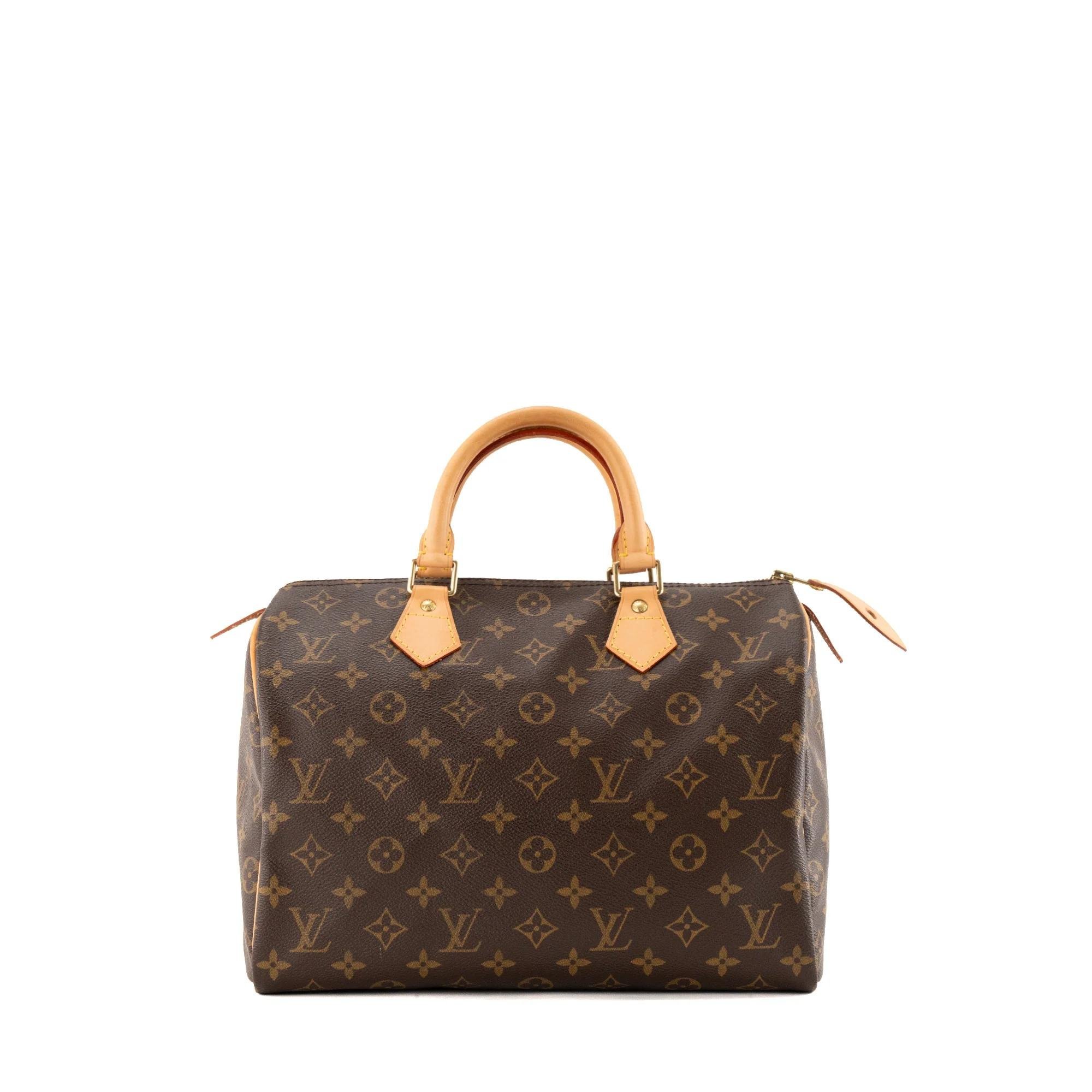 Speedy leather handbag