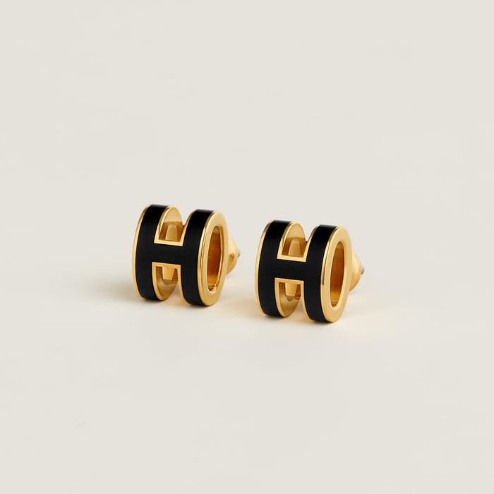 Noir Mini Pop H Earrings