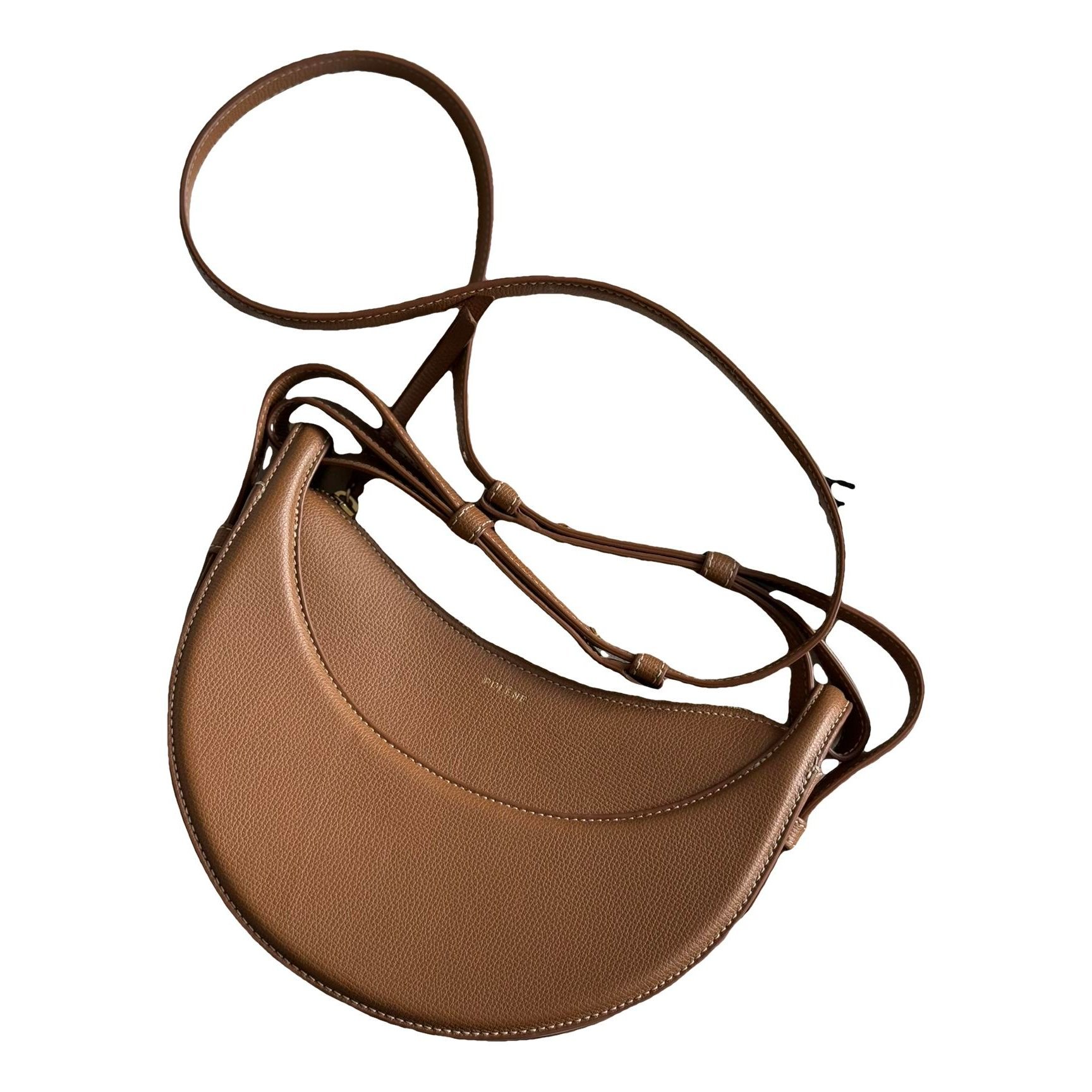 Polene Numéro Dix leather crossbody bag