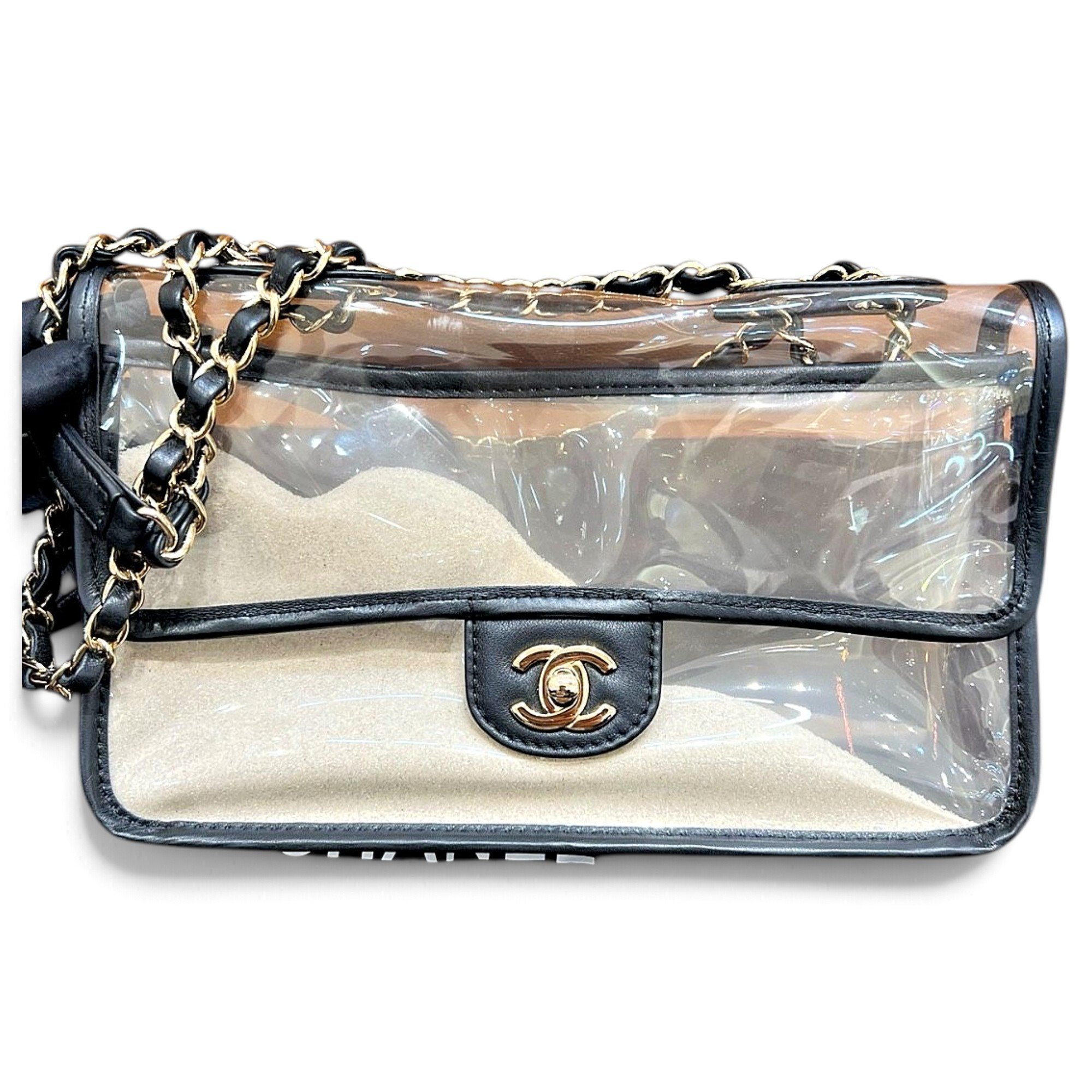 Naked Sand by the Sea vinyl handbag