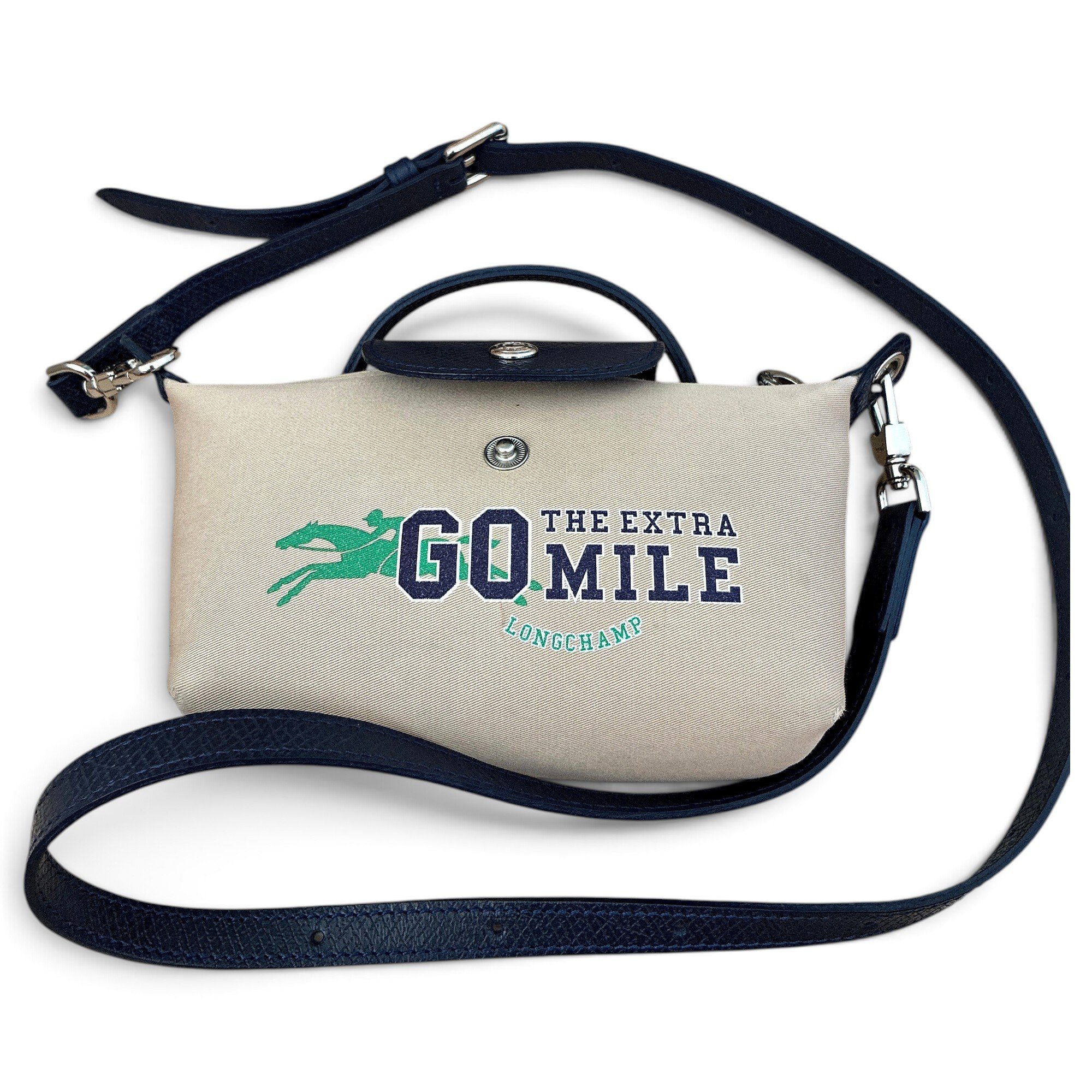Pliage leather crossbody bag