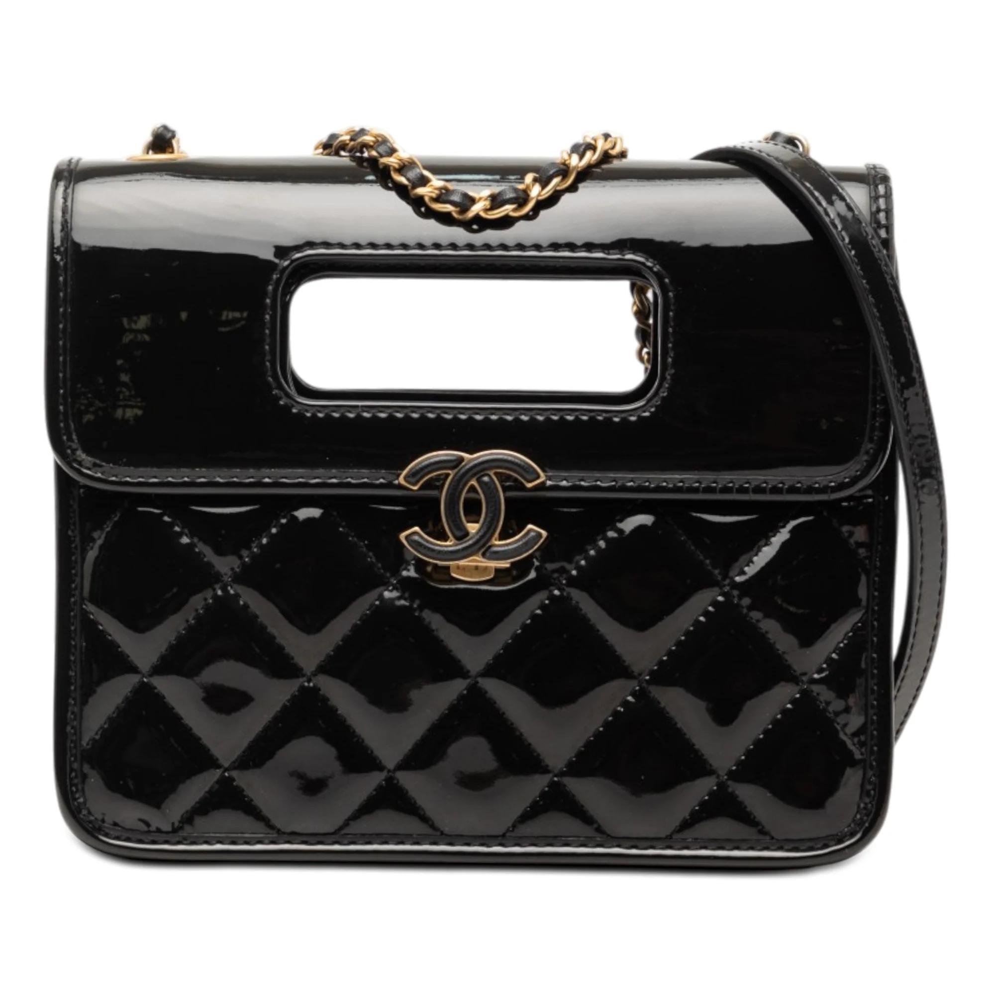 Timeless/Classique patent leather satchel