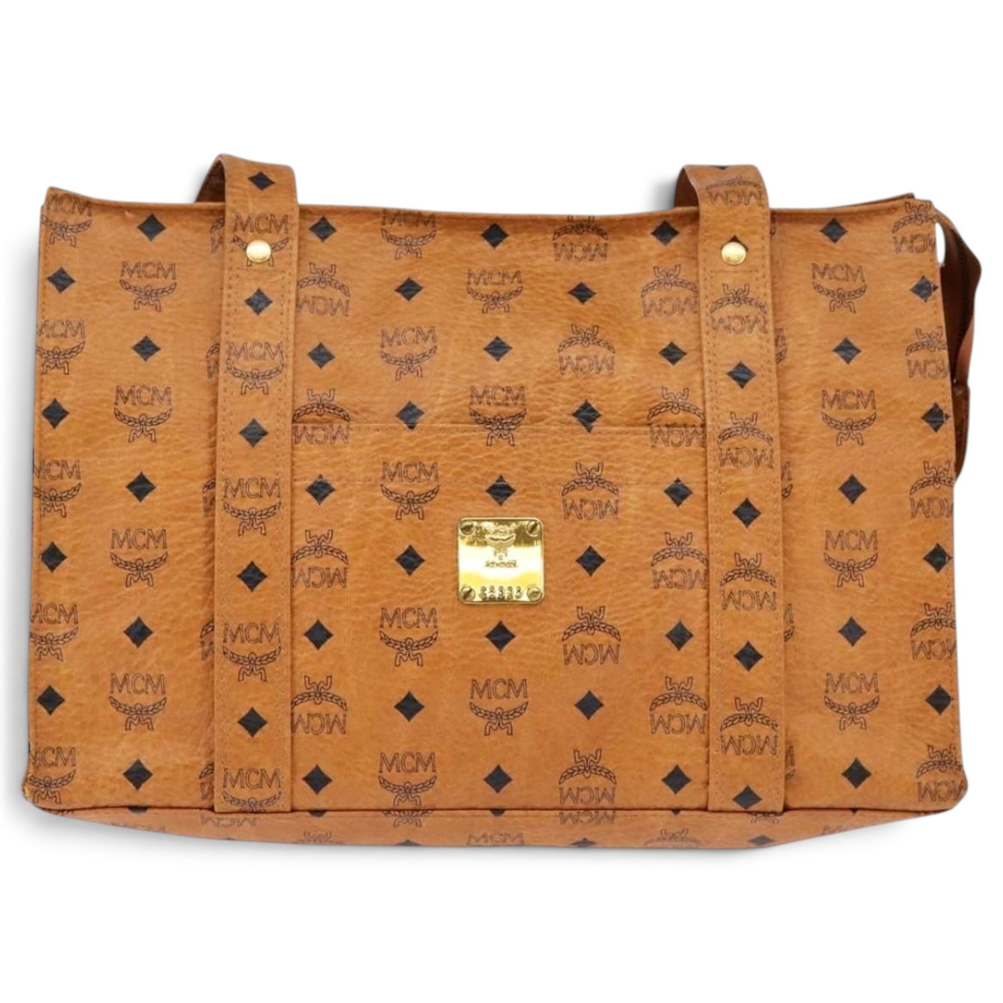 Leather tote