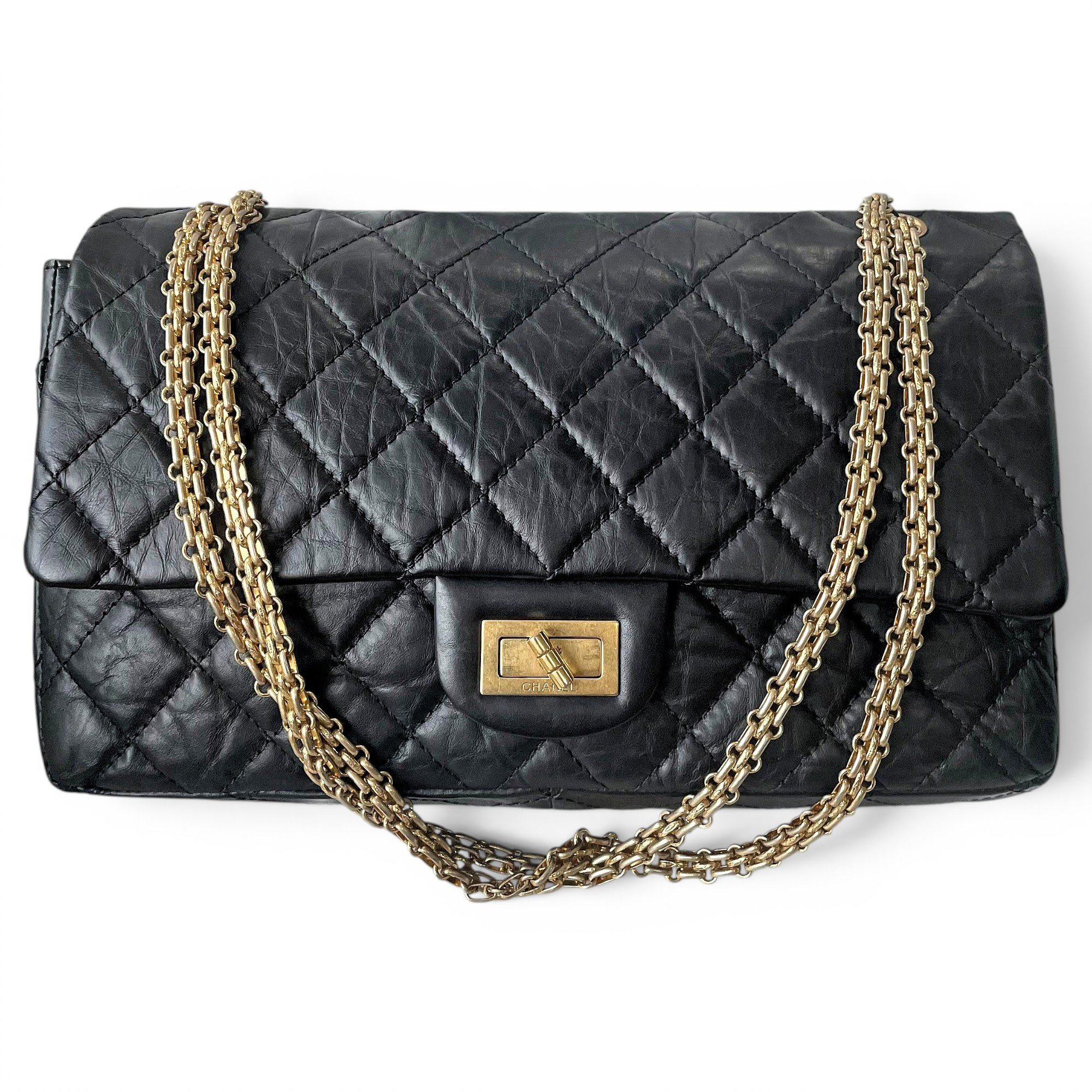 2.55 leather handbag