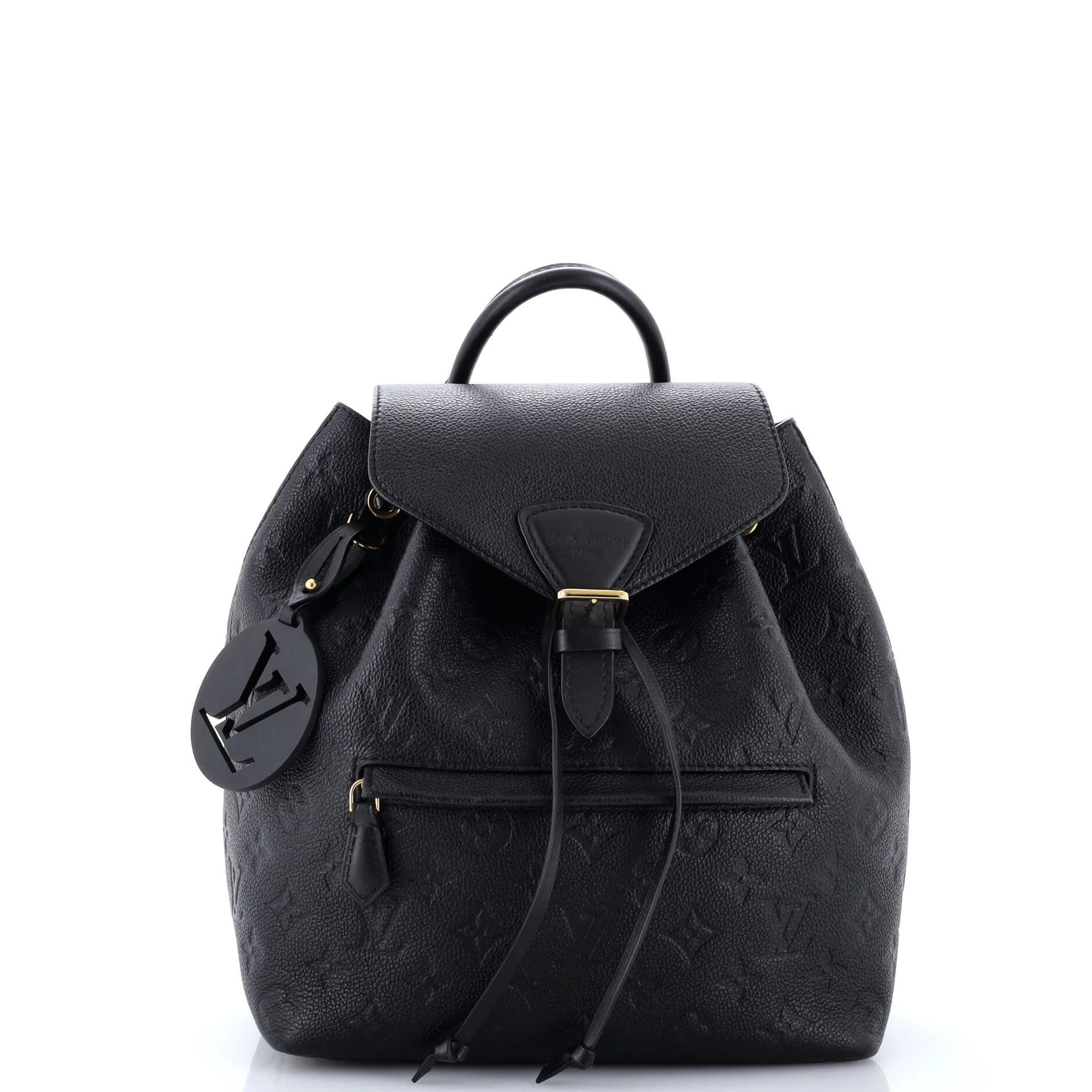 Leather backpack
