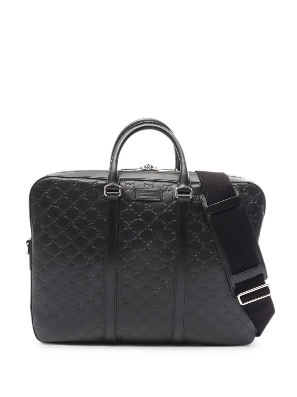 2010s logo-pattern briefcase