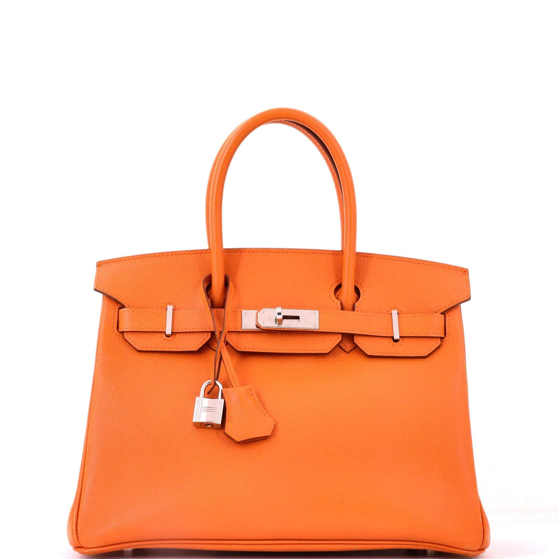 Birkin 30 leather tote