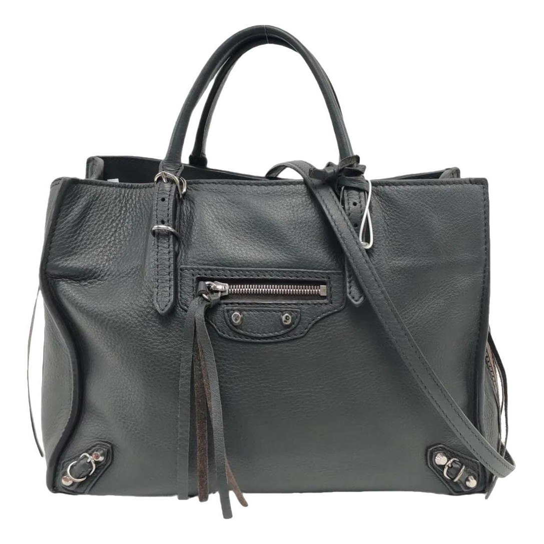 Papier leather tote