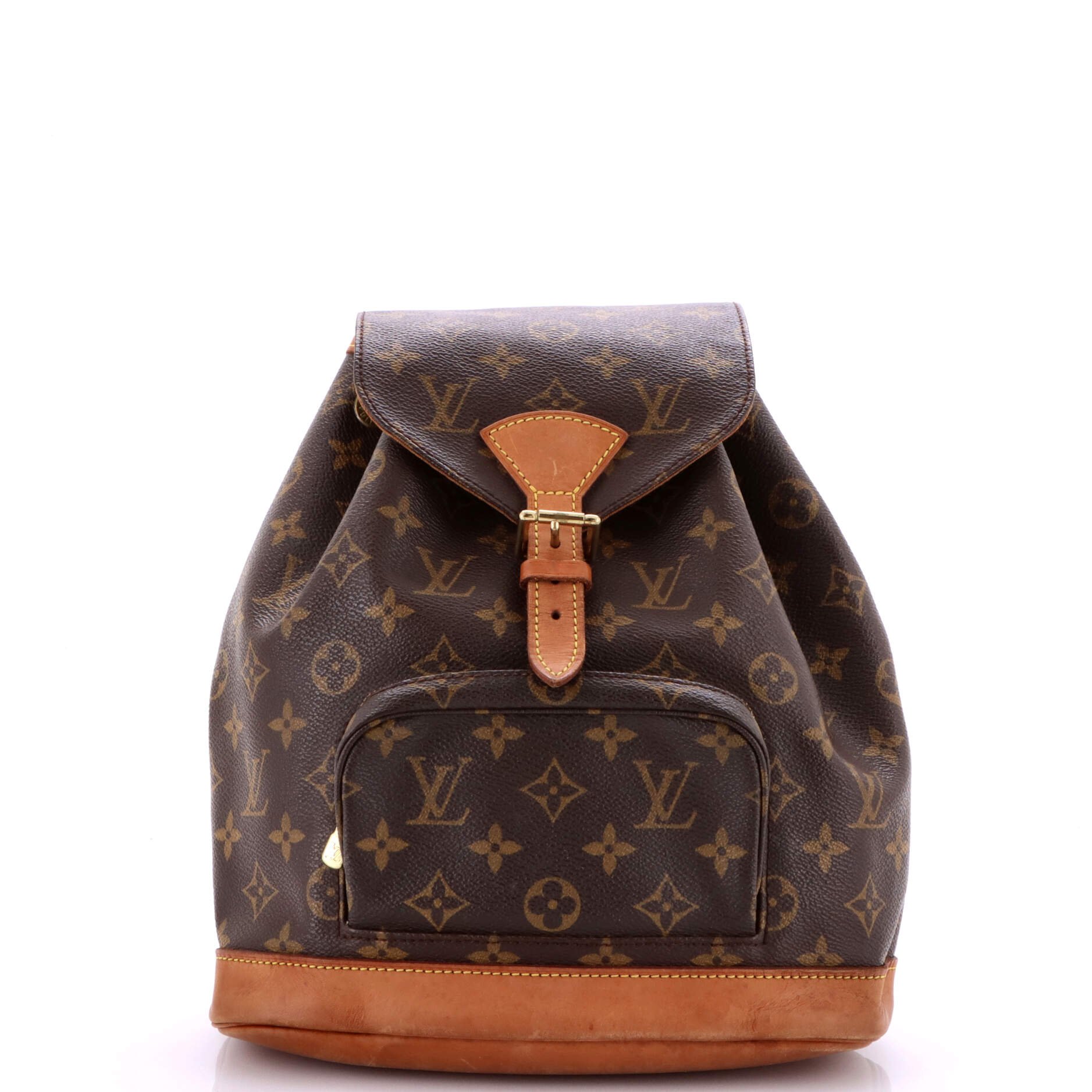 Louis Vuitton Vintage Montsouris Backpack Monogram Canvas MM