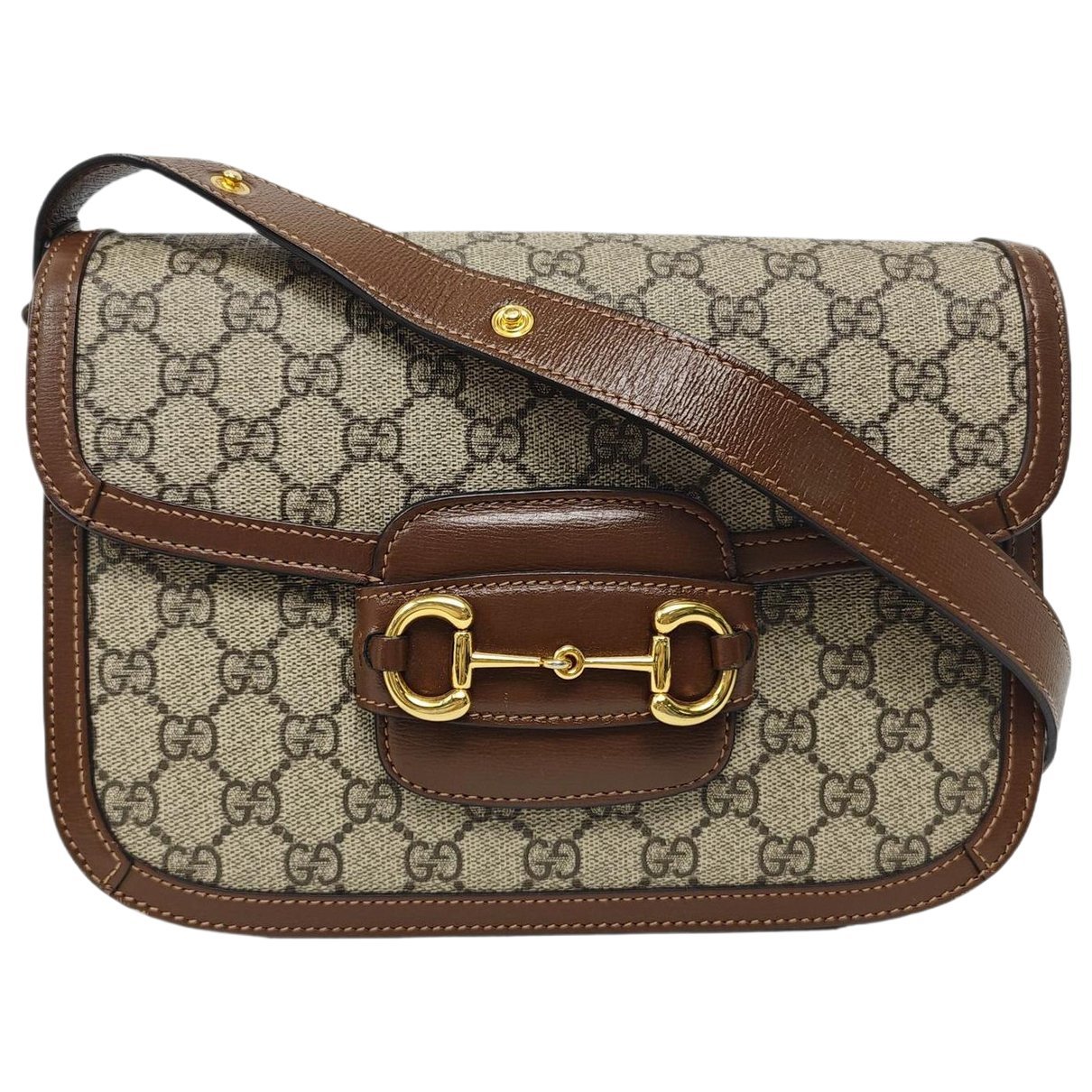Handle Horsebit 1955 leather crossbody bag