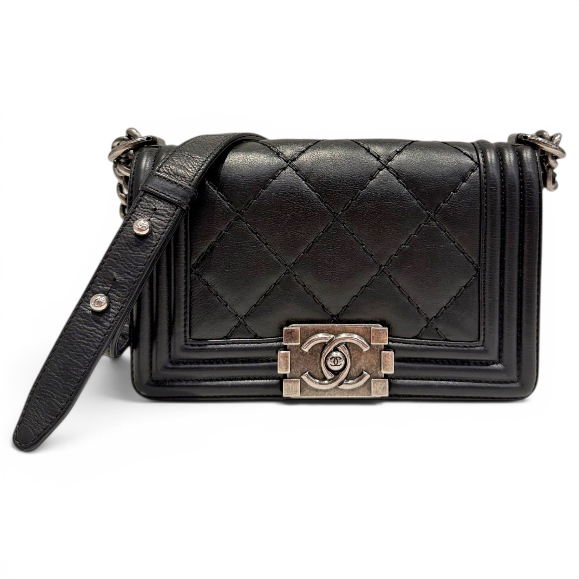 Boy leather handbag