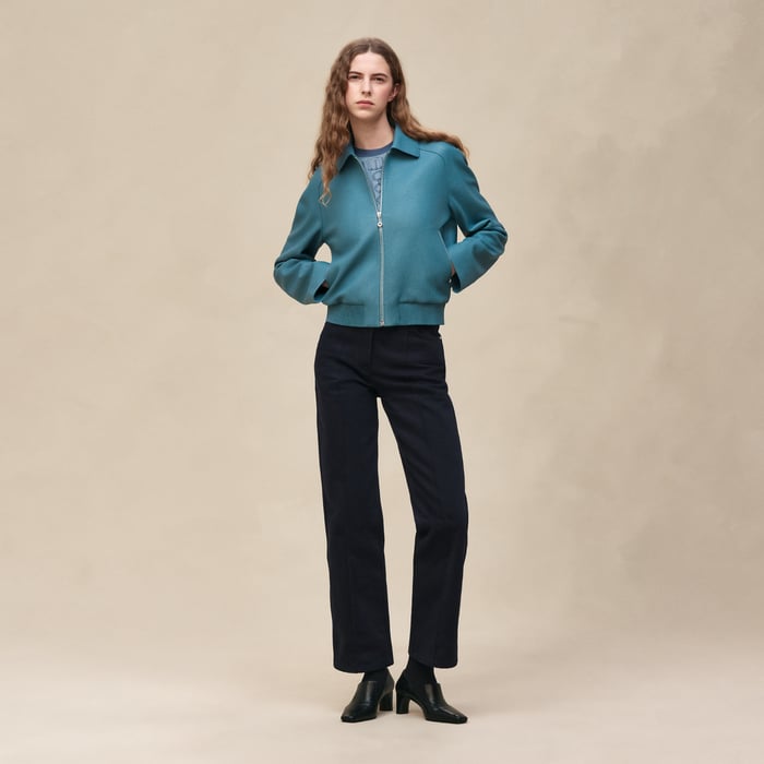 Bleu Canal Short Jacket