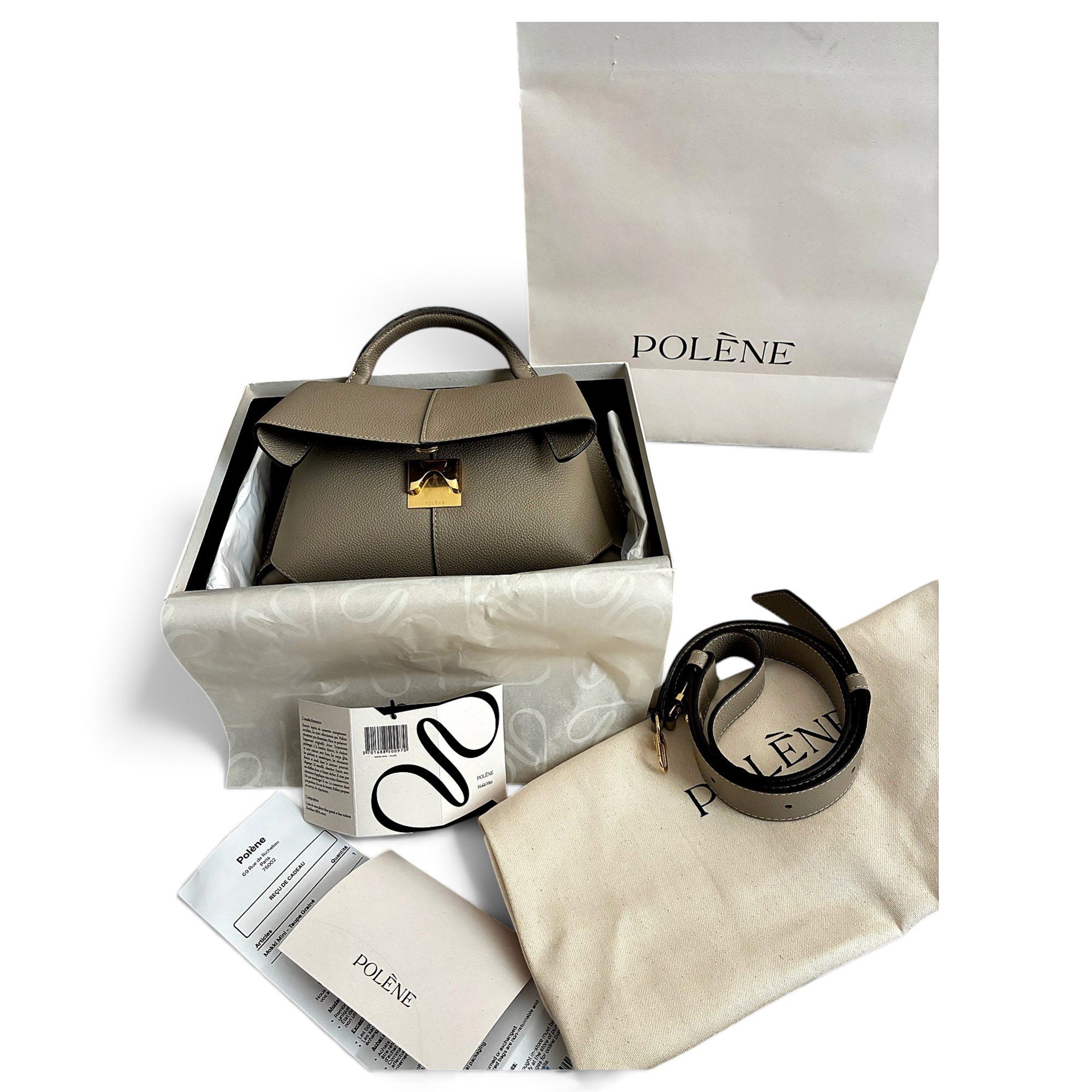 Leather handbag