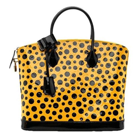 Patent leather handbag