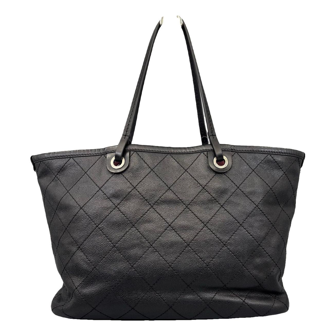 Leather tote