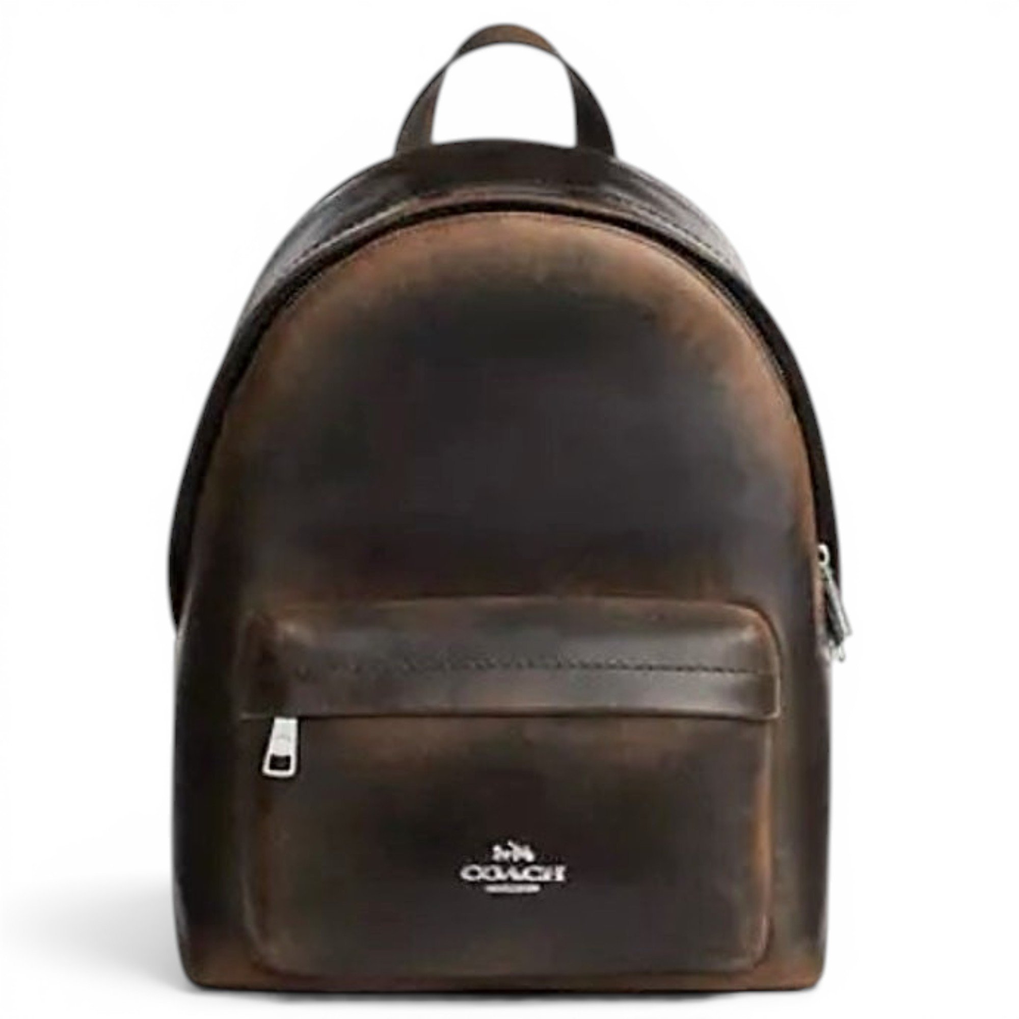 Leather backpack