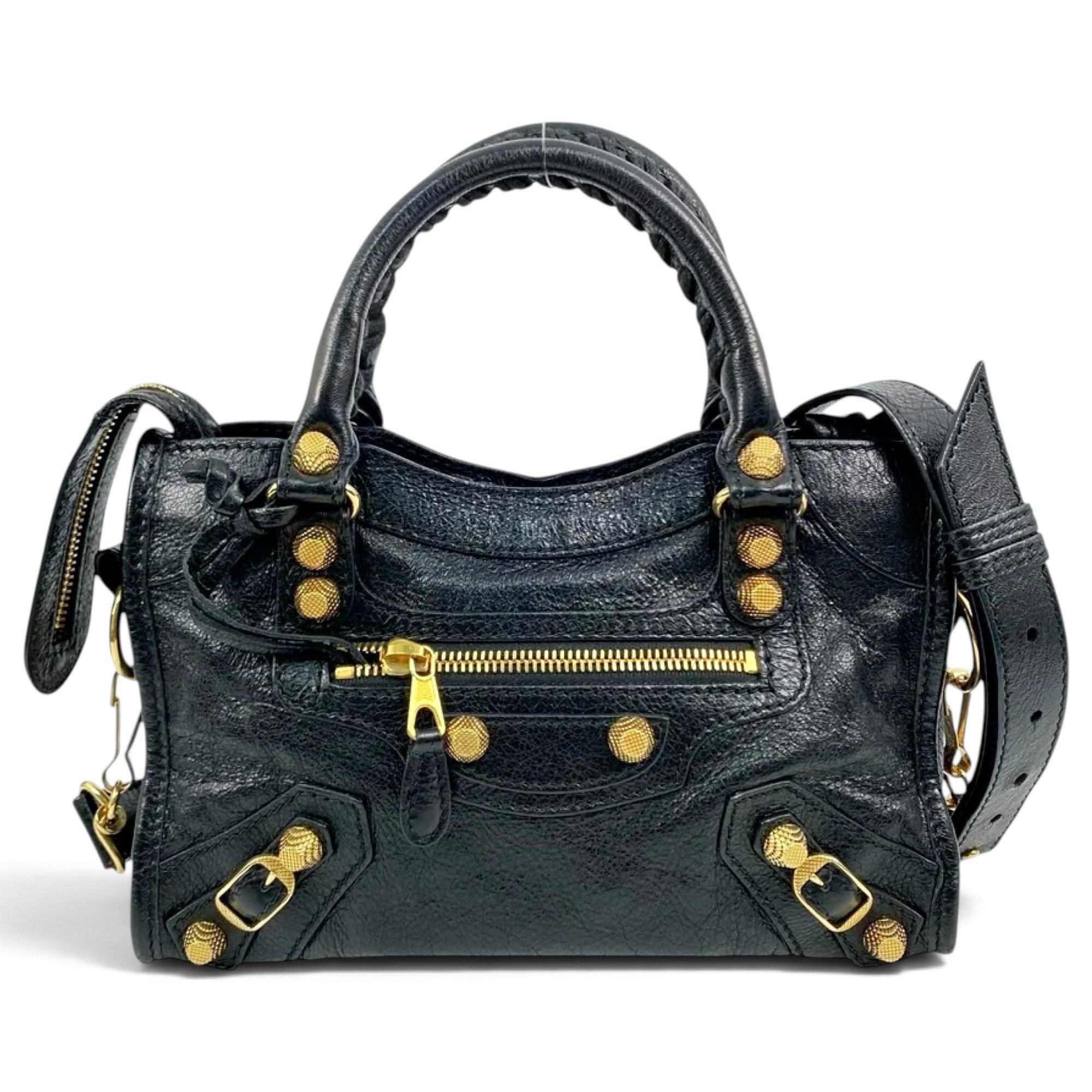 City leather crossbody bag