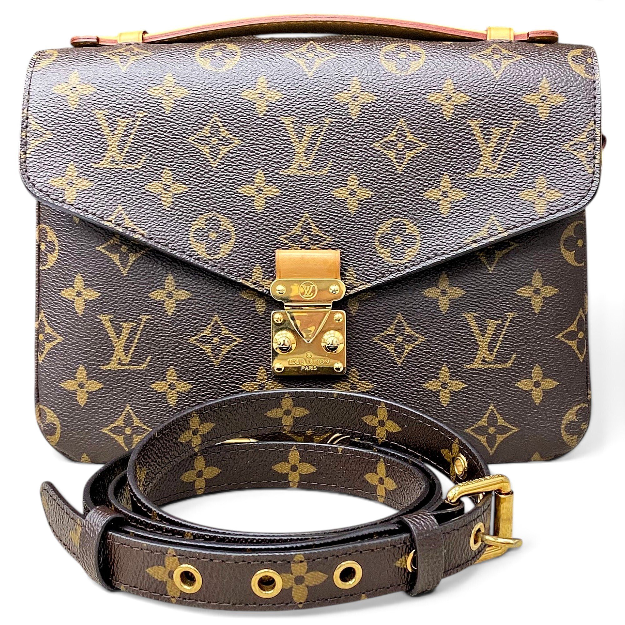 Metis leather handbag
