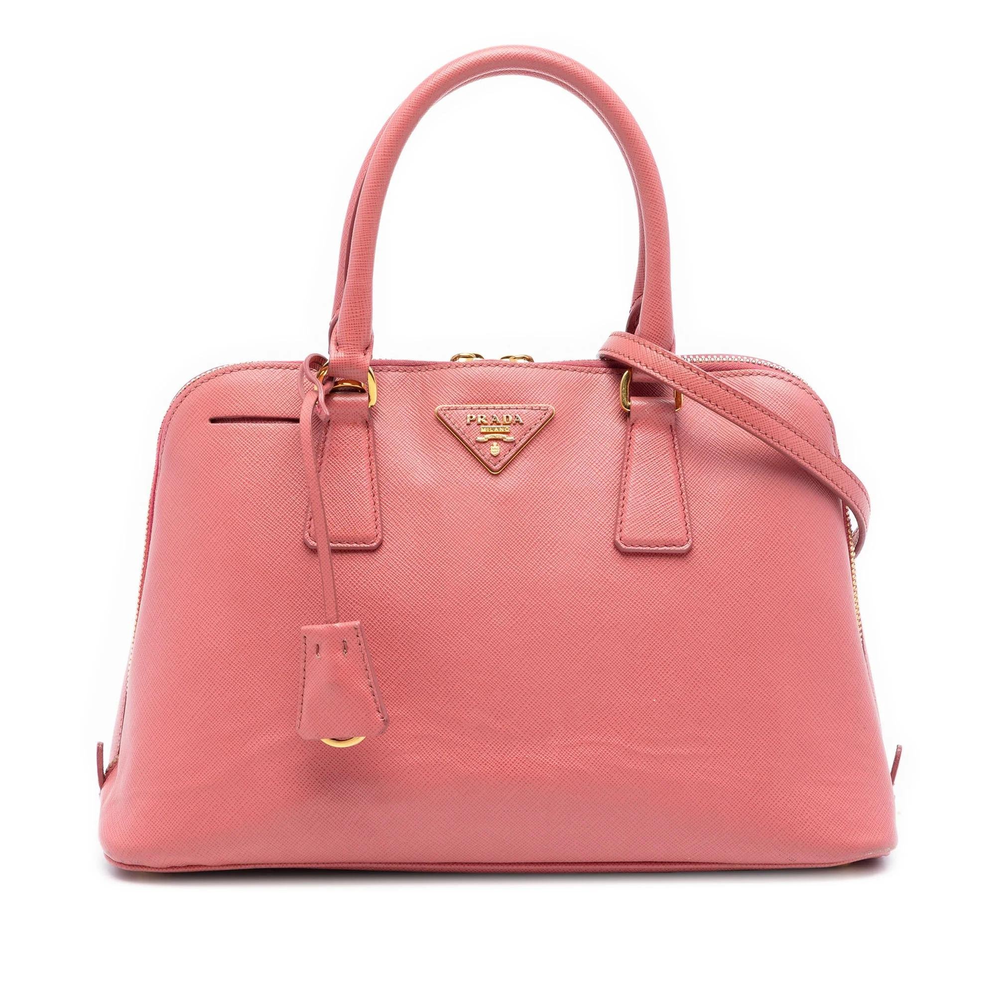 Promenade leather satchel