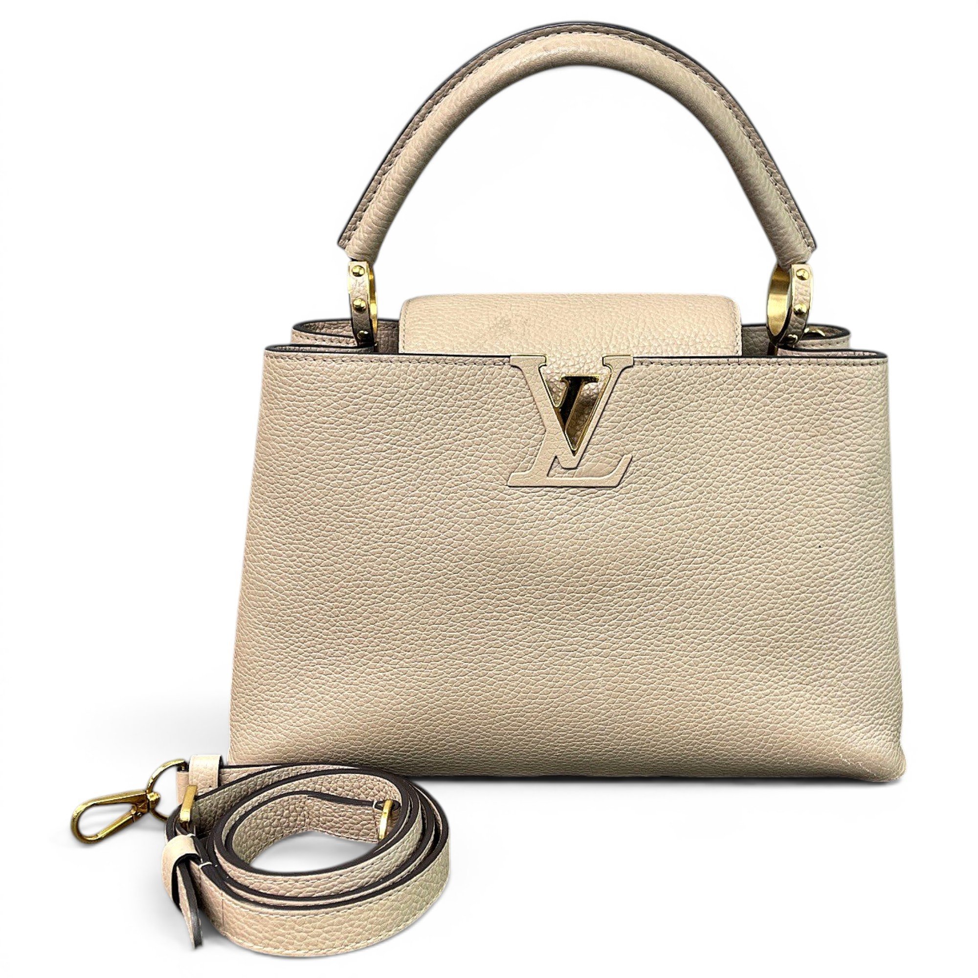 Capucines leather handbag