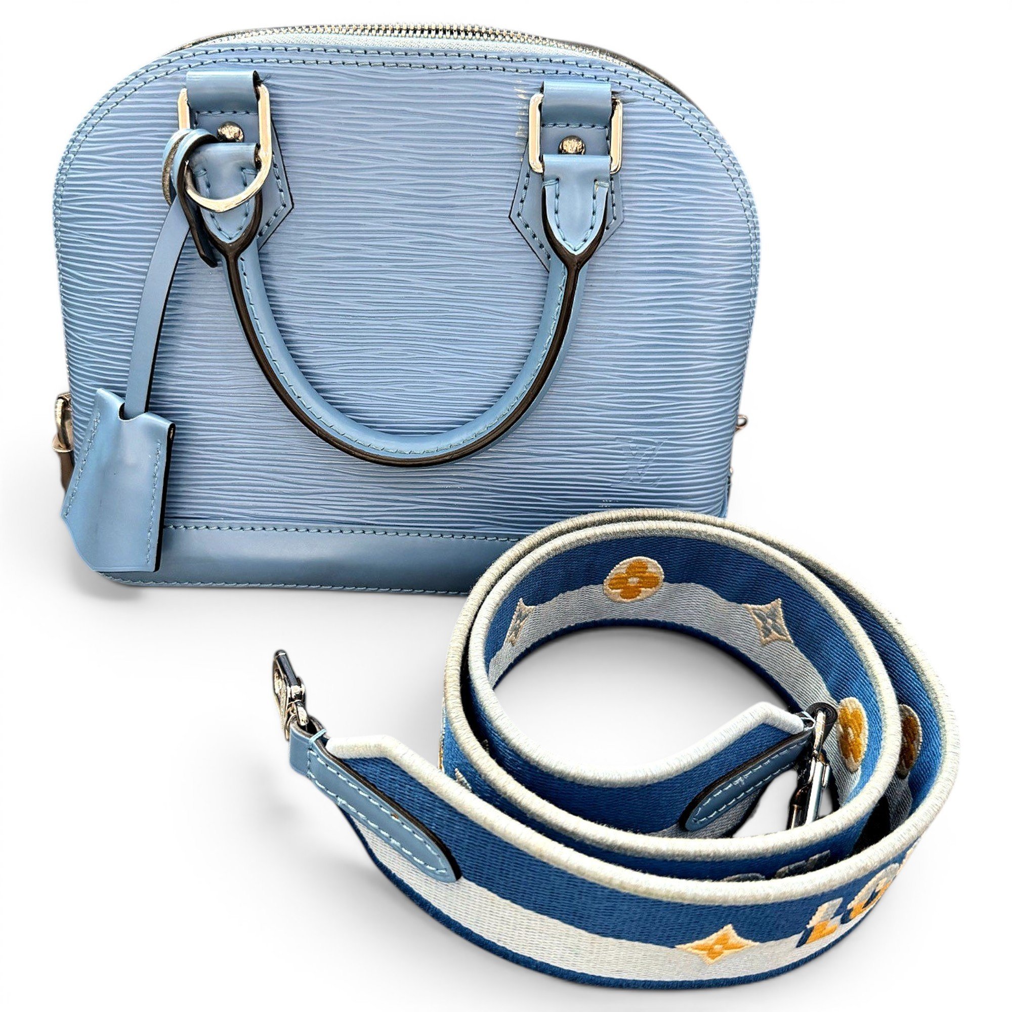 Louis Vuitton Alma BB leather handbag
