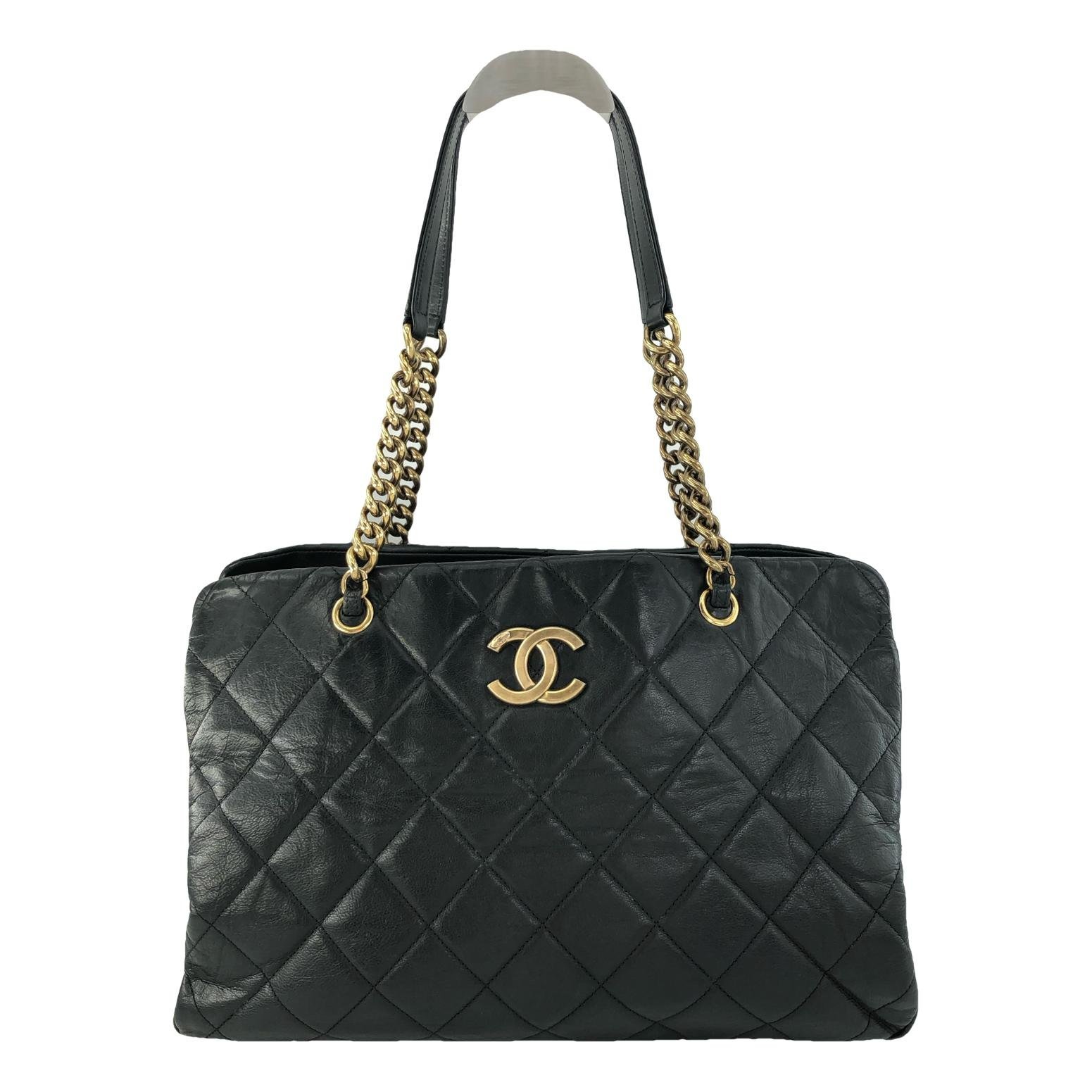 Grand shopping leather tote
