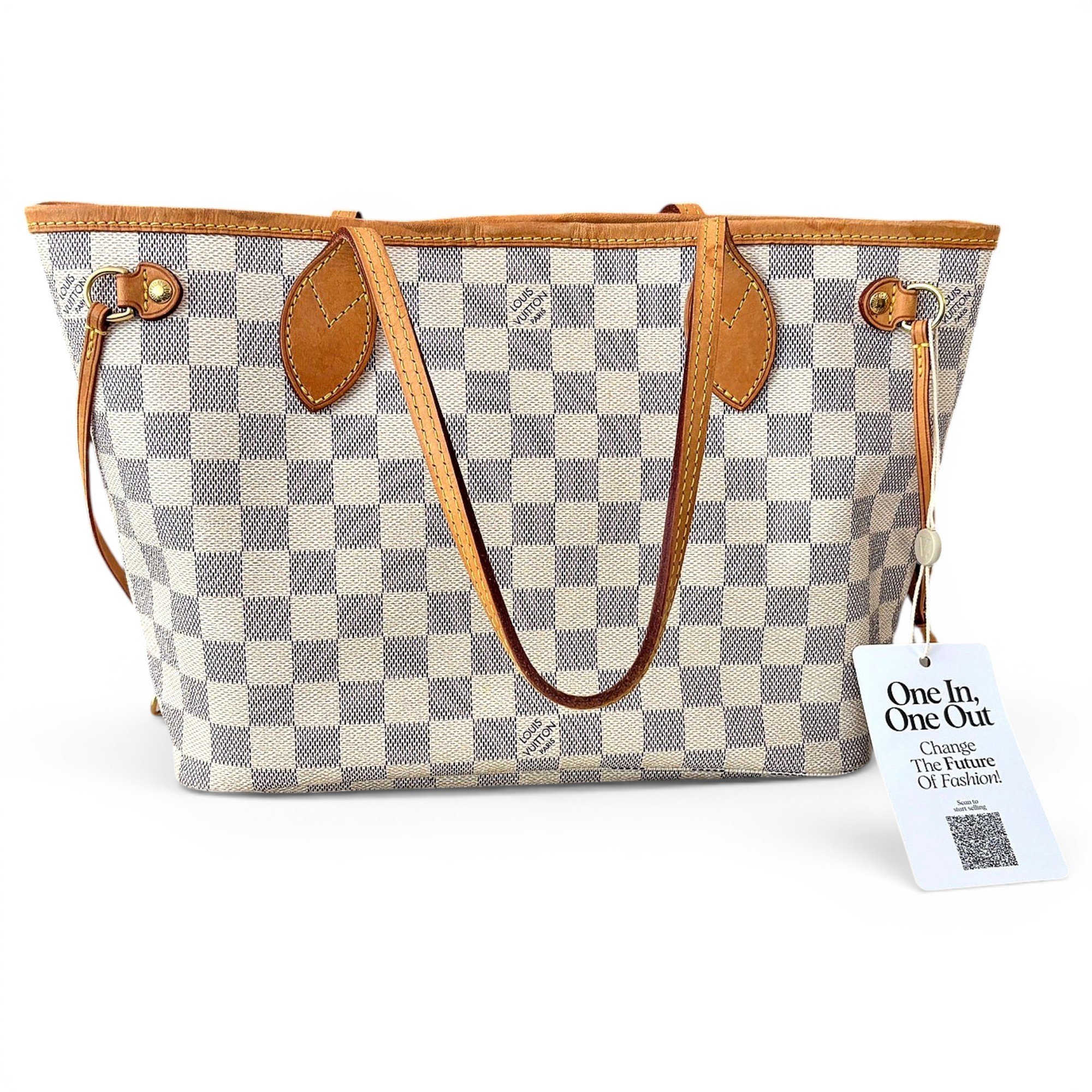 Neverfull leather tote