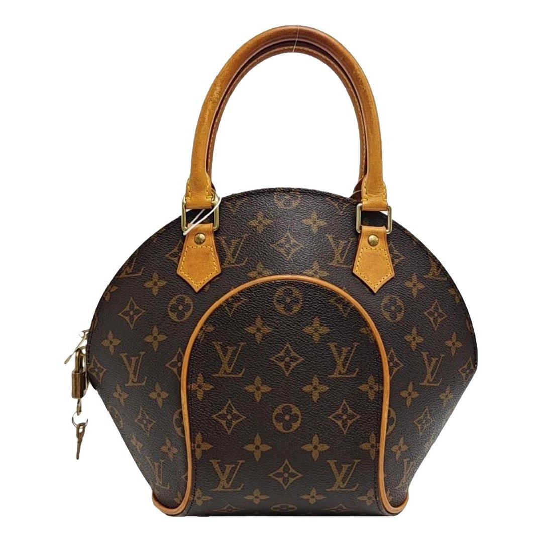Ellipse leather handbag