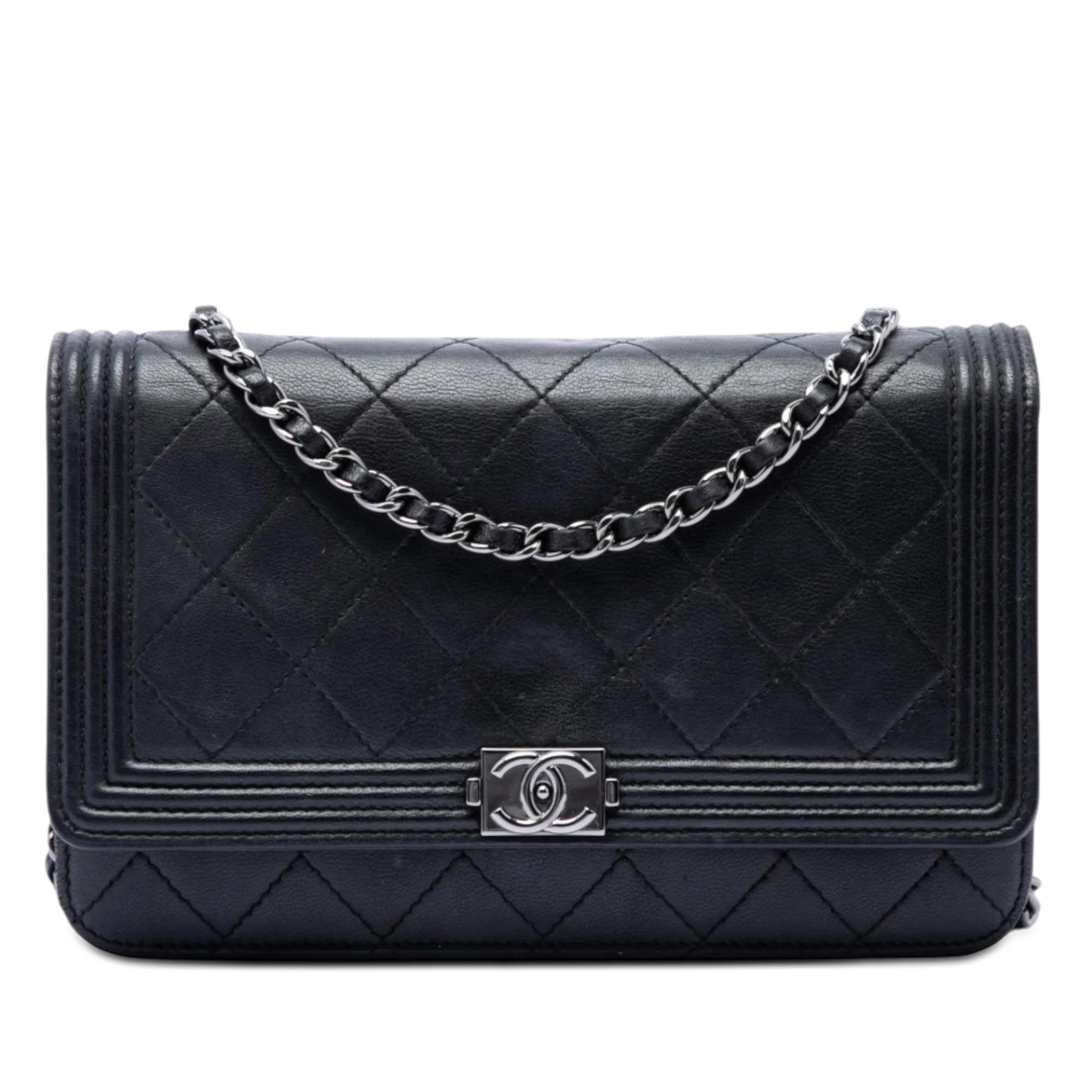 Wallet On Chain Timeless/Classique pony-style calfskin handbag