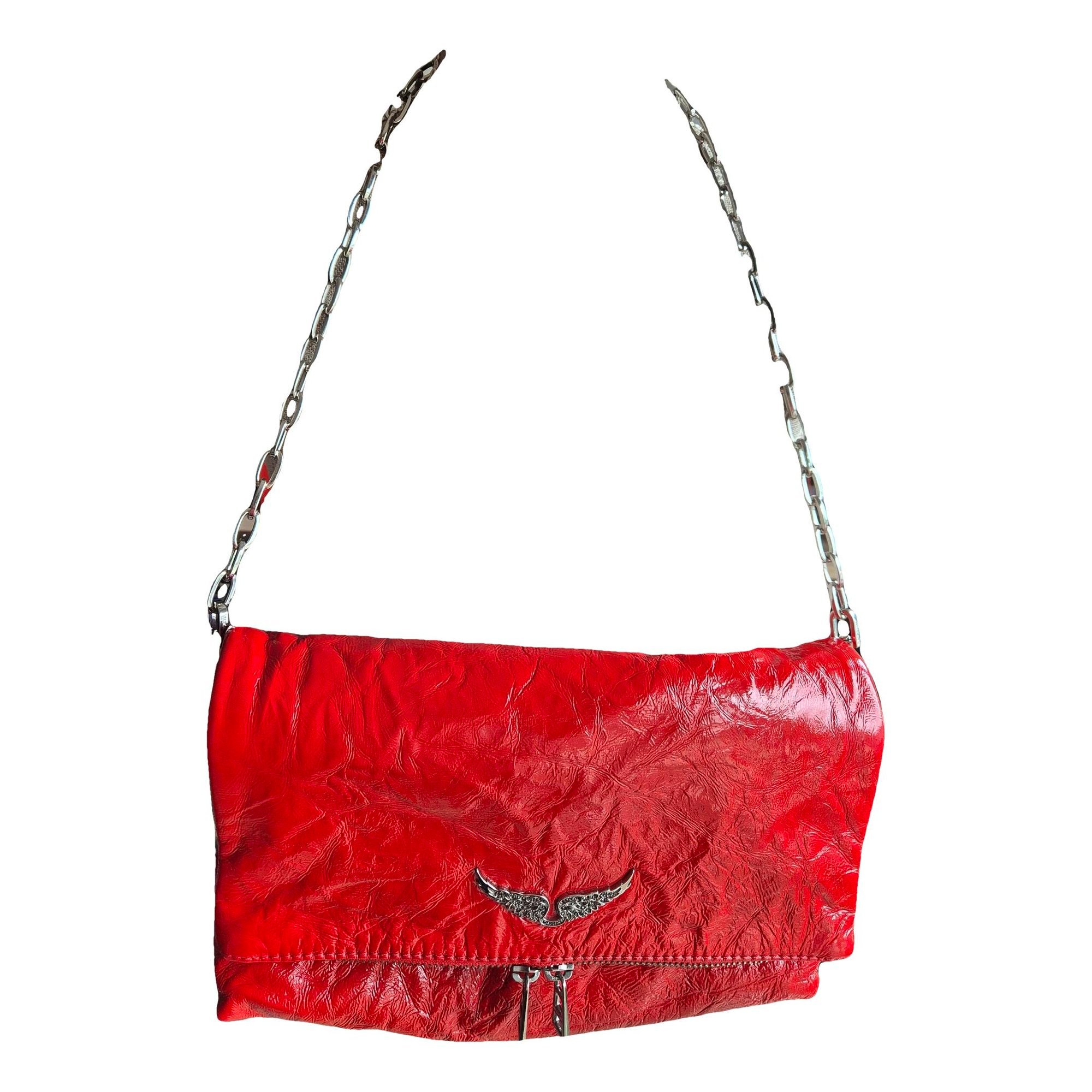 Rock leather crossbody bag