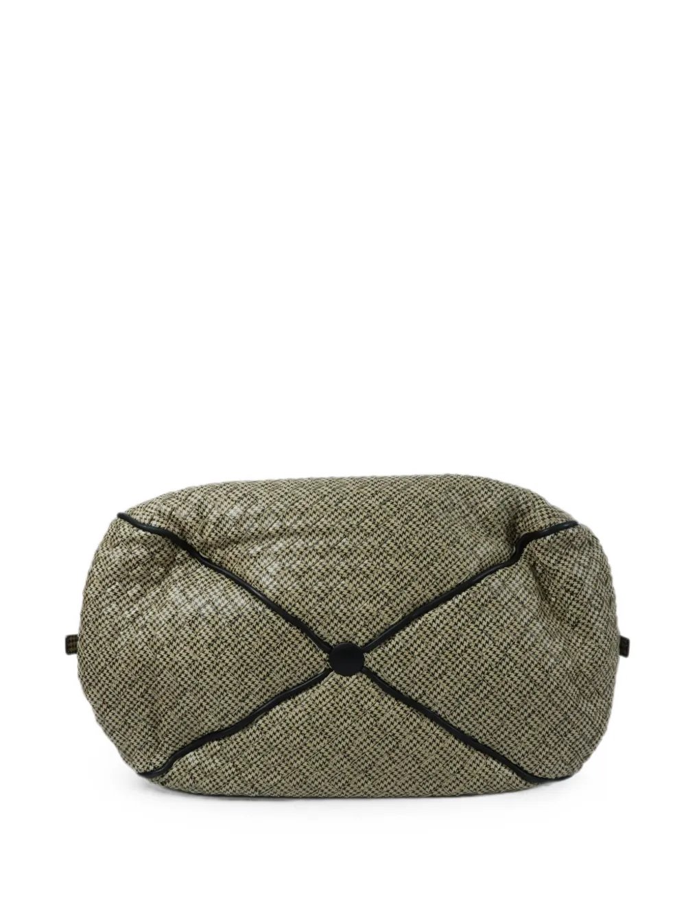 Intrecciato houndstooth handbag