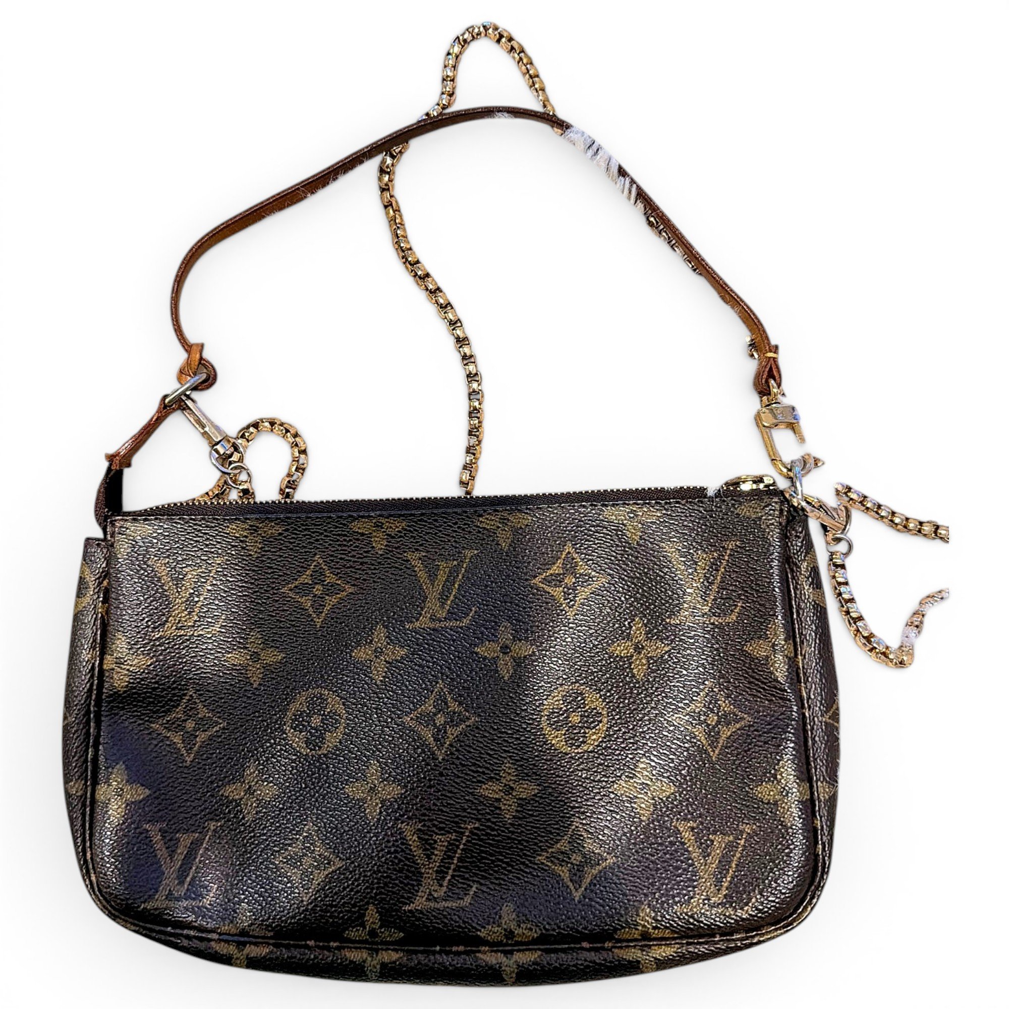 Pochette Accessoire leather handbag