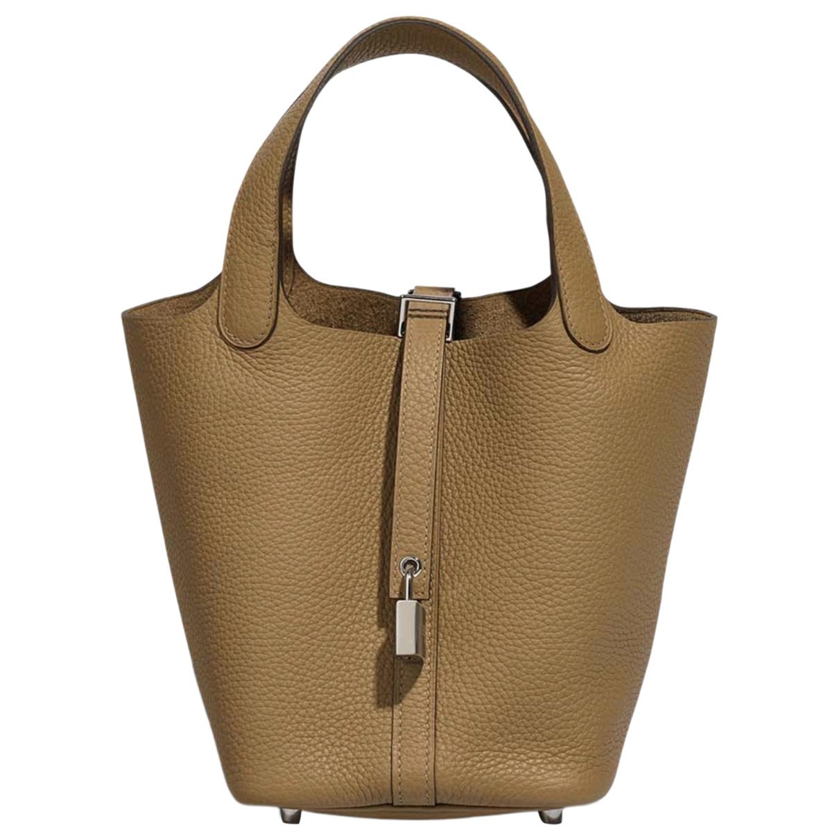 Picotin leather tote