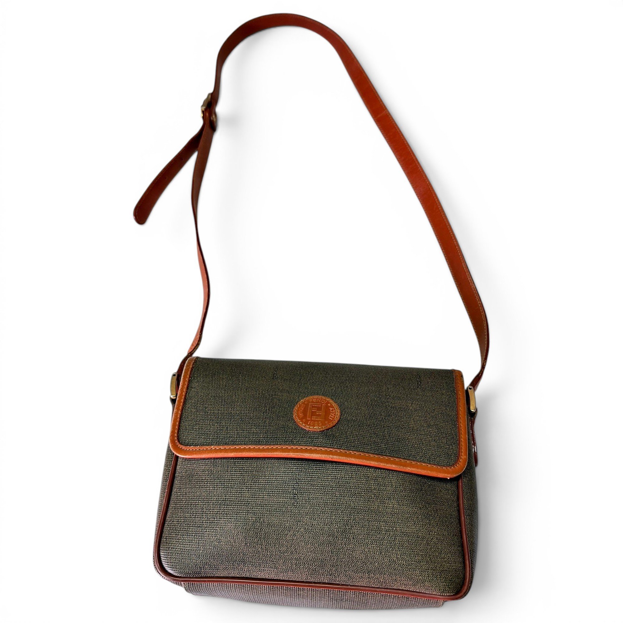 Leather crossbody bag