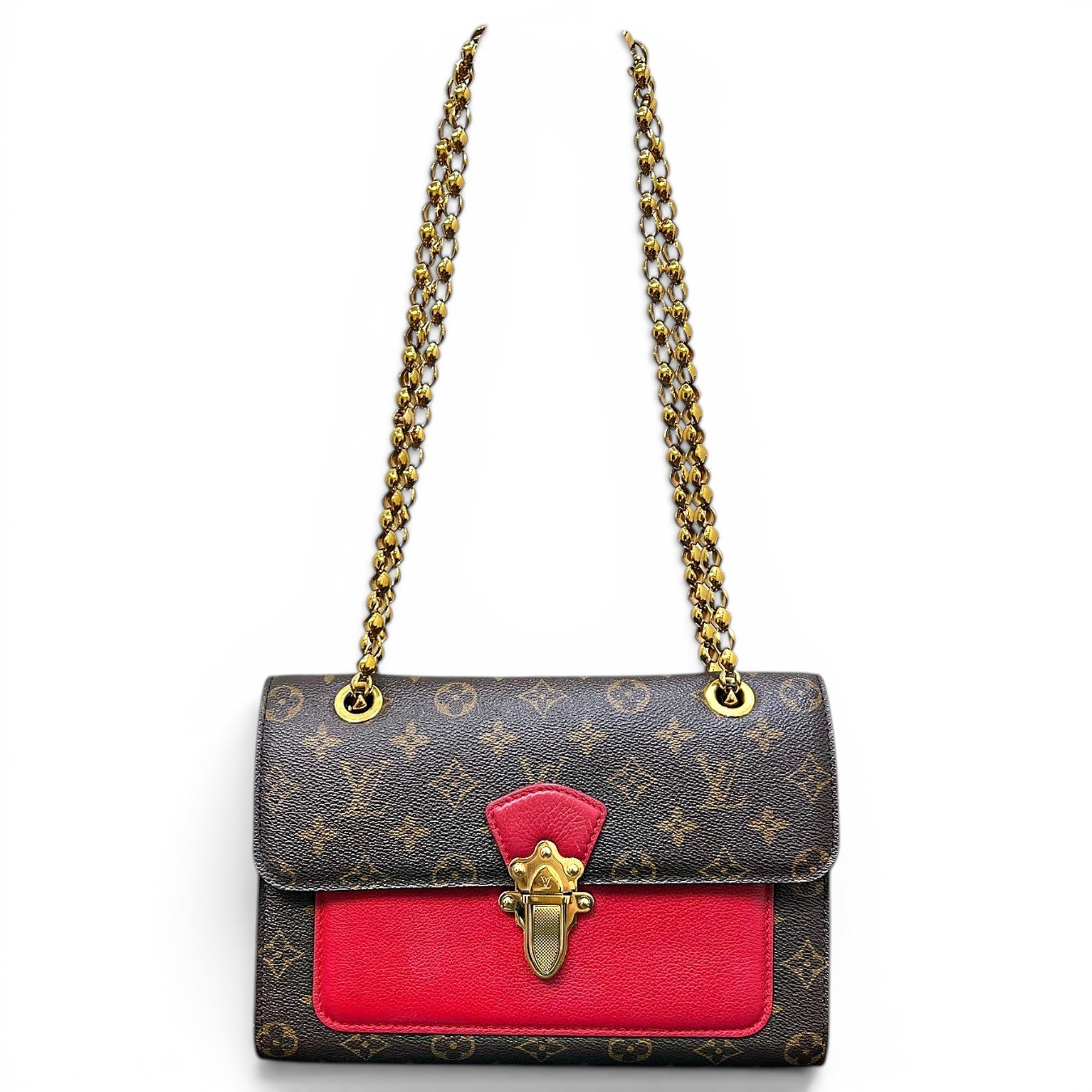 Victoire leather handbag