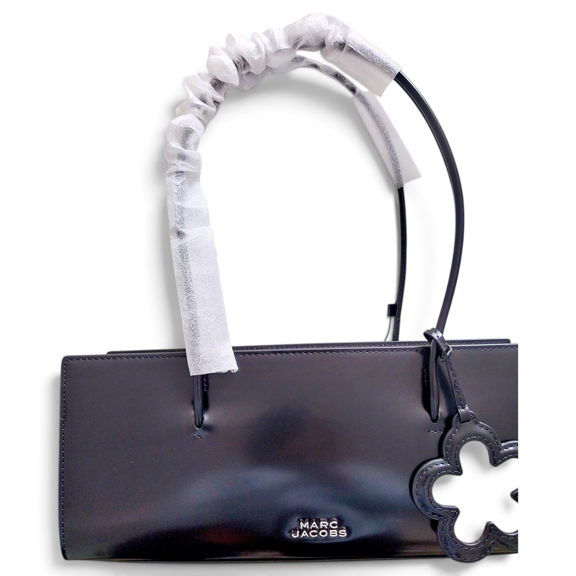 Patent leather handbag