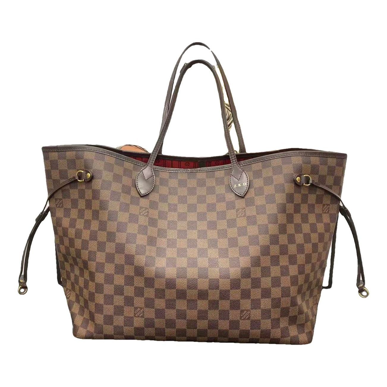 Neverfull leather tote