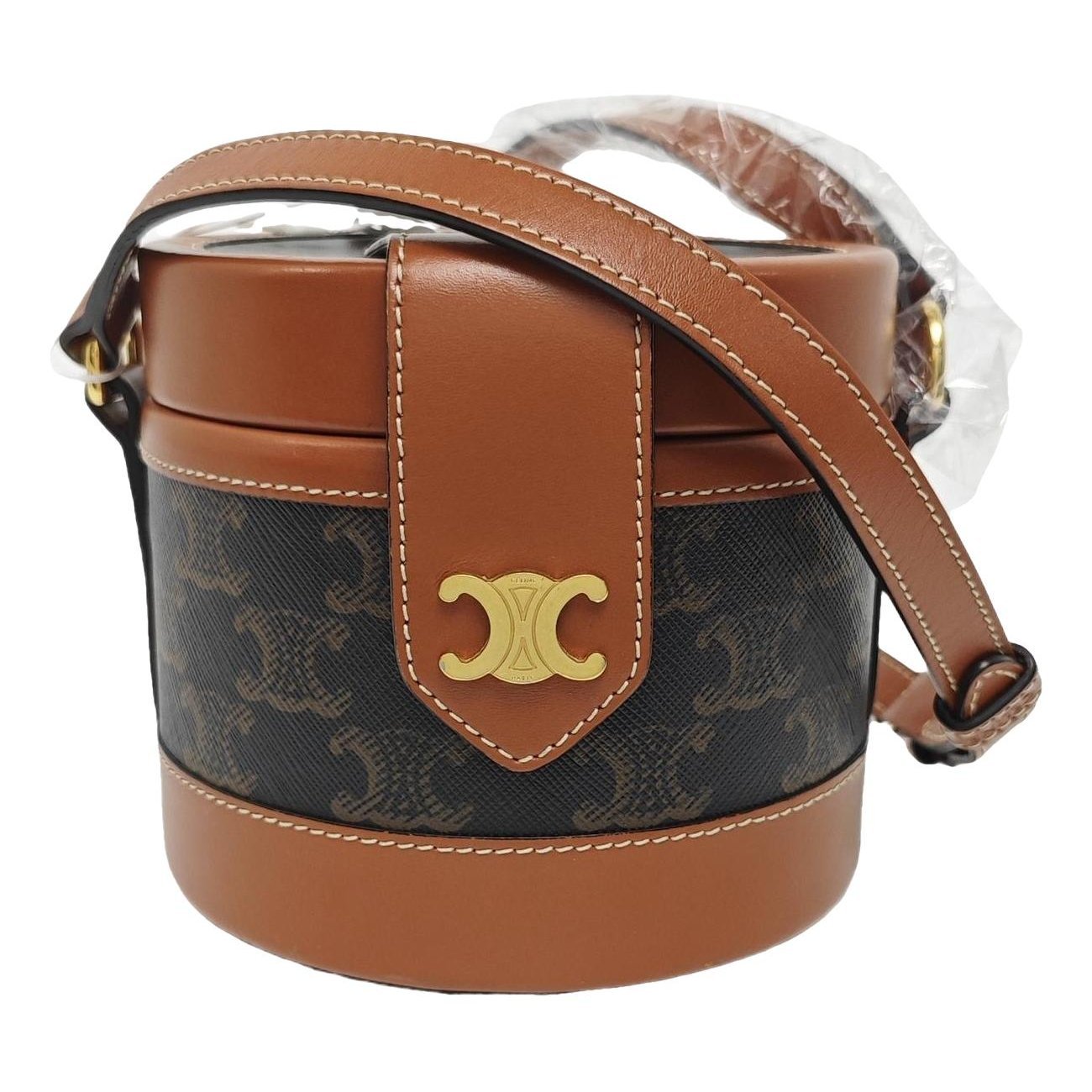 Triomphe leather handbag