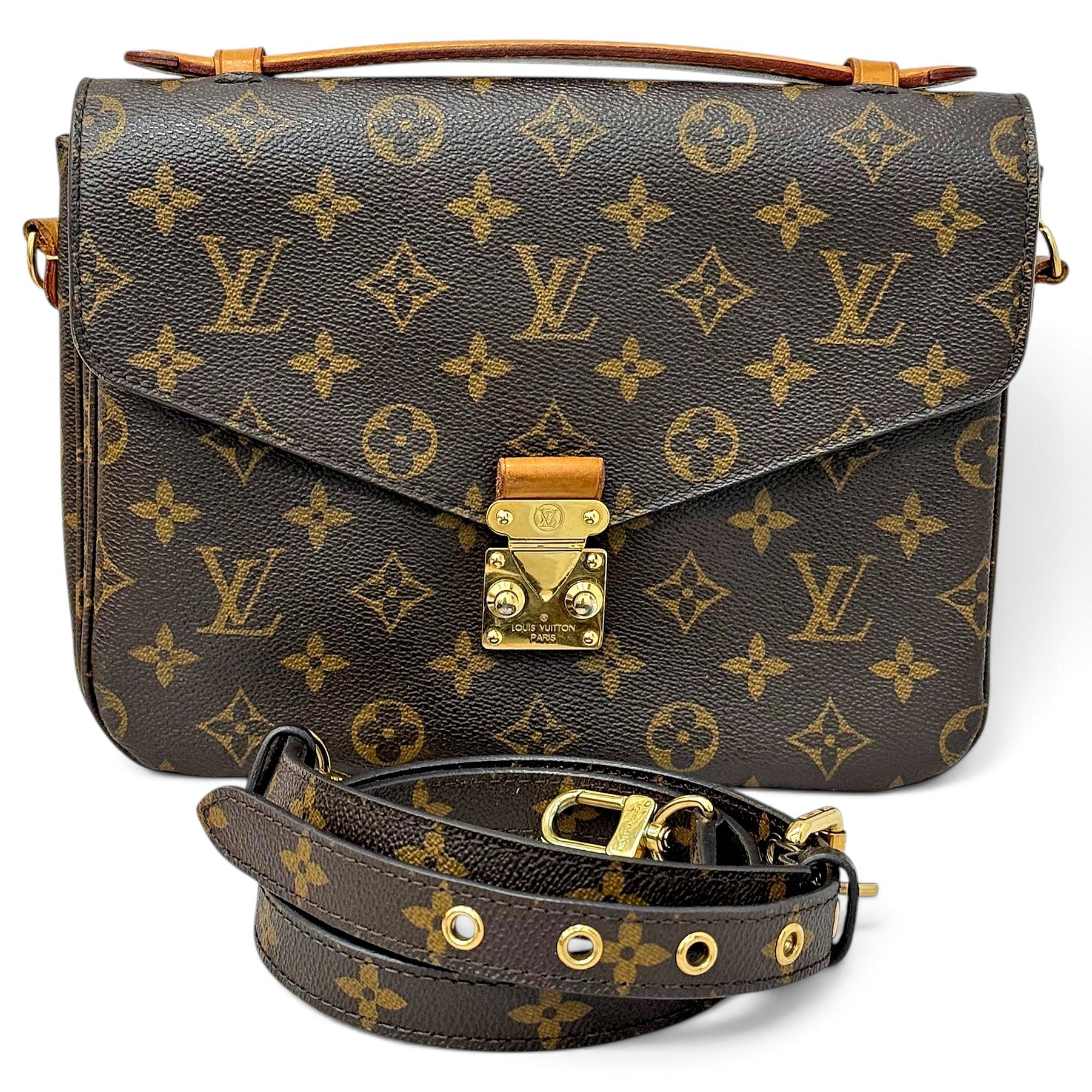 Metis leather handbag