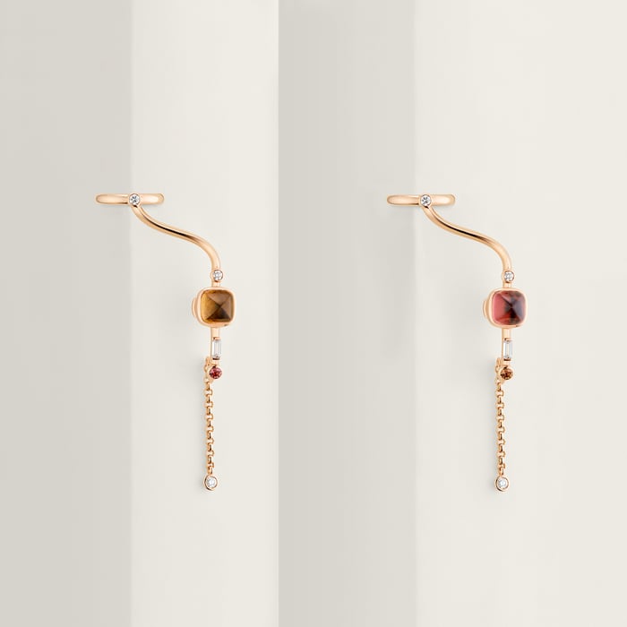 Sans Coloris Planètes & Météores Dangle Earrings